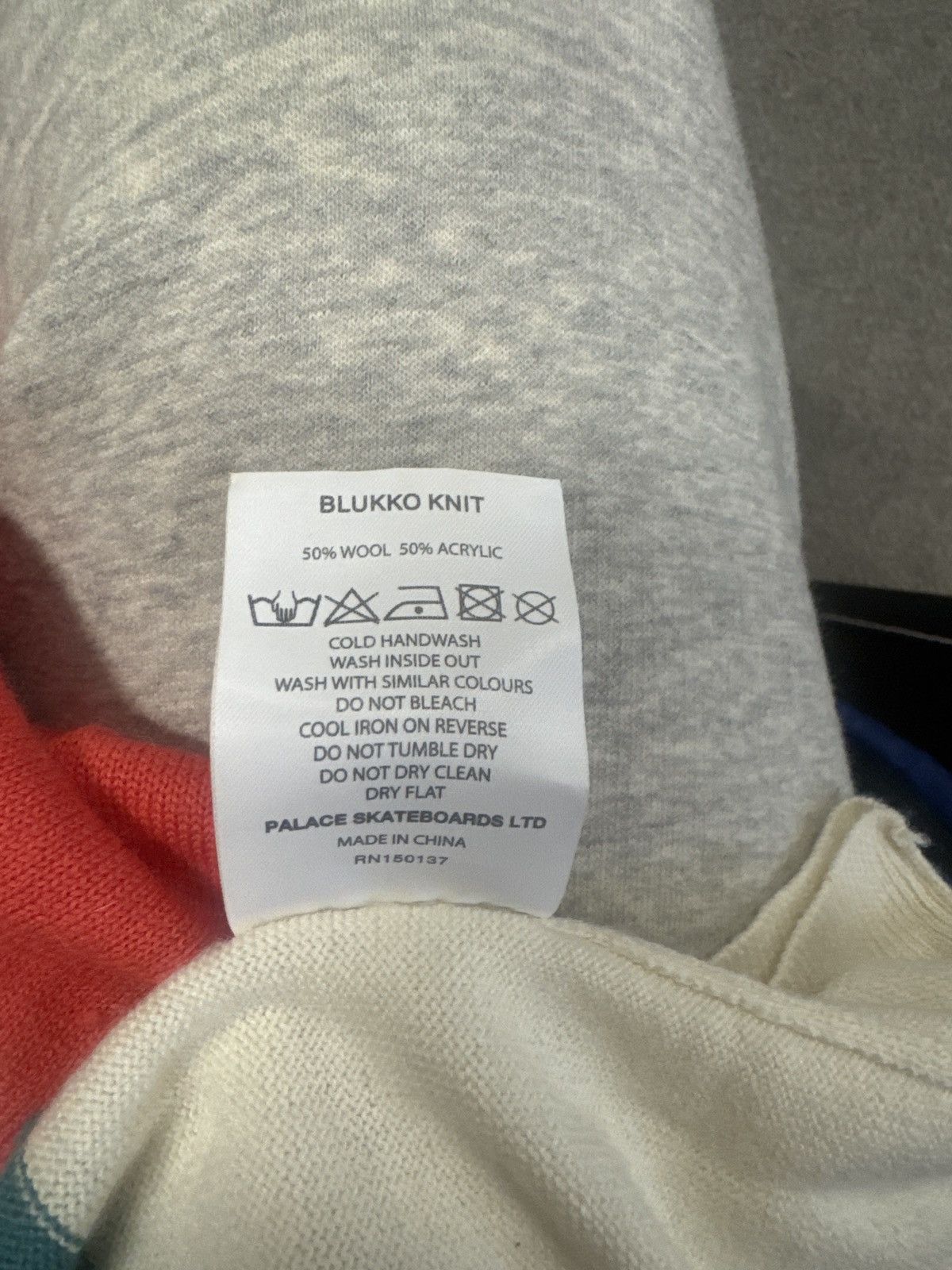 Palace Palace color block blukko knit Size US XL / EU 56 / 4 - 4 Thumbnail