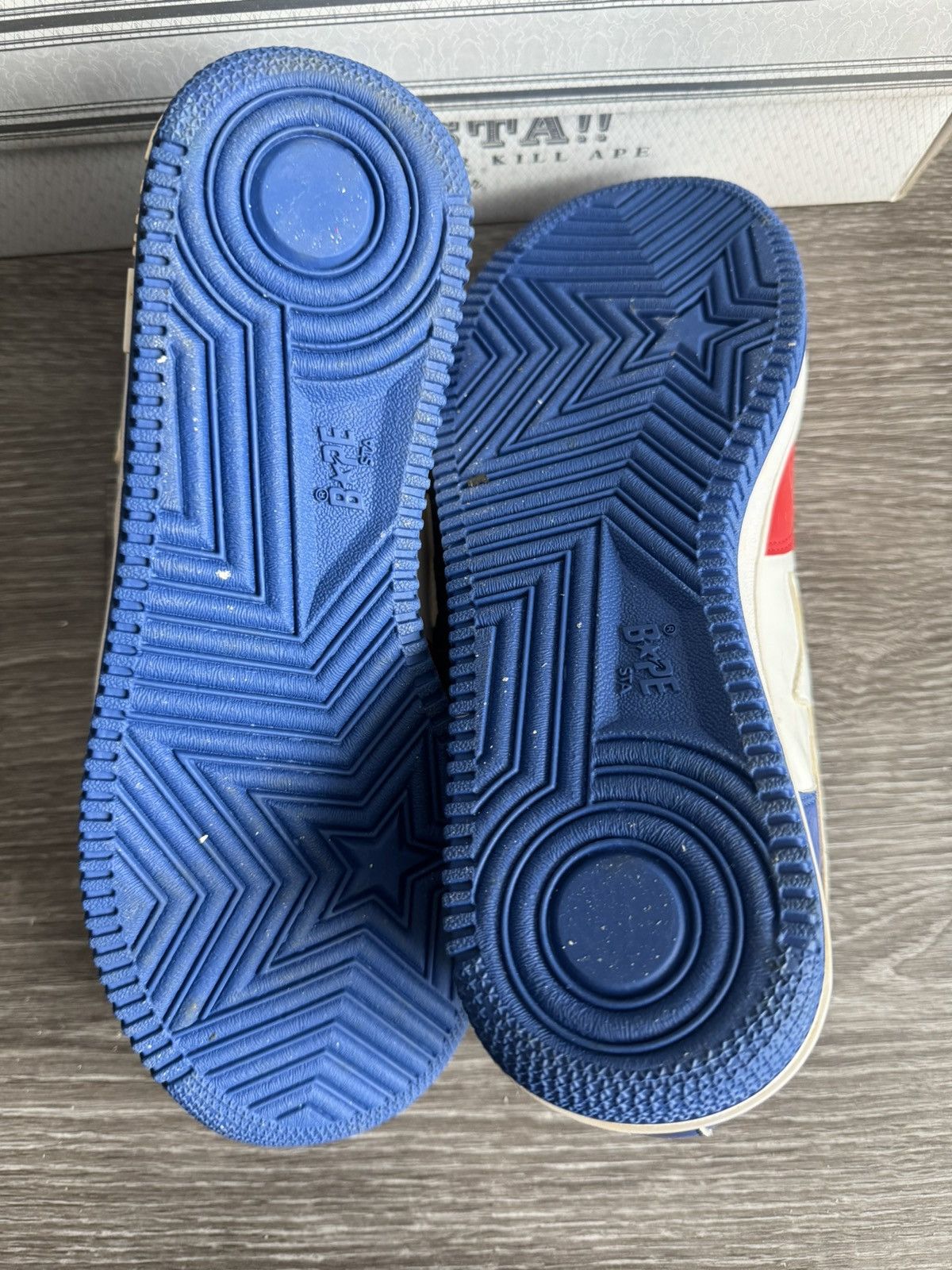 Bape 2006 Bapesta Red/Navy FS-001 Size US 8.5 / EU 41-42 - 5 Thumbnail