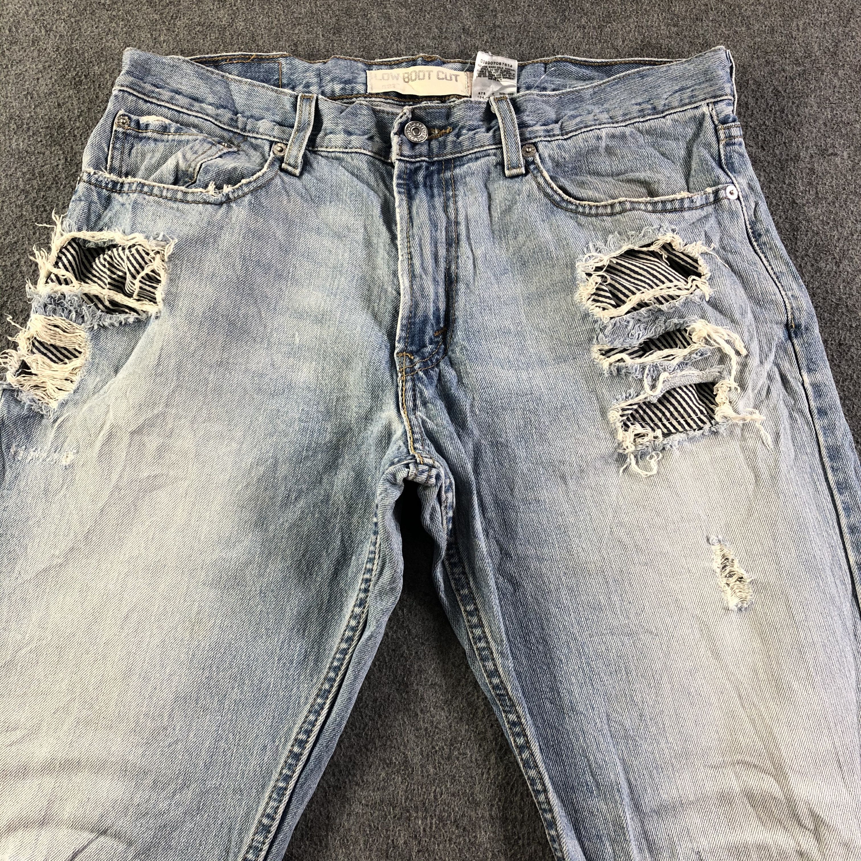 Levi's Vintage Light Wash Levis 527 Jeans-J4150 Size US 35 - 3 Thumbnail