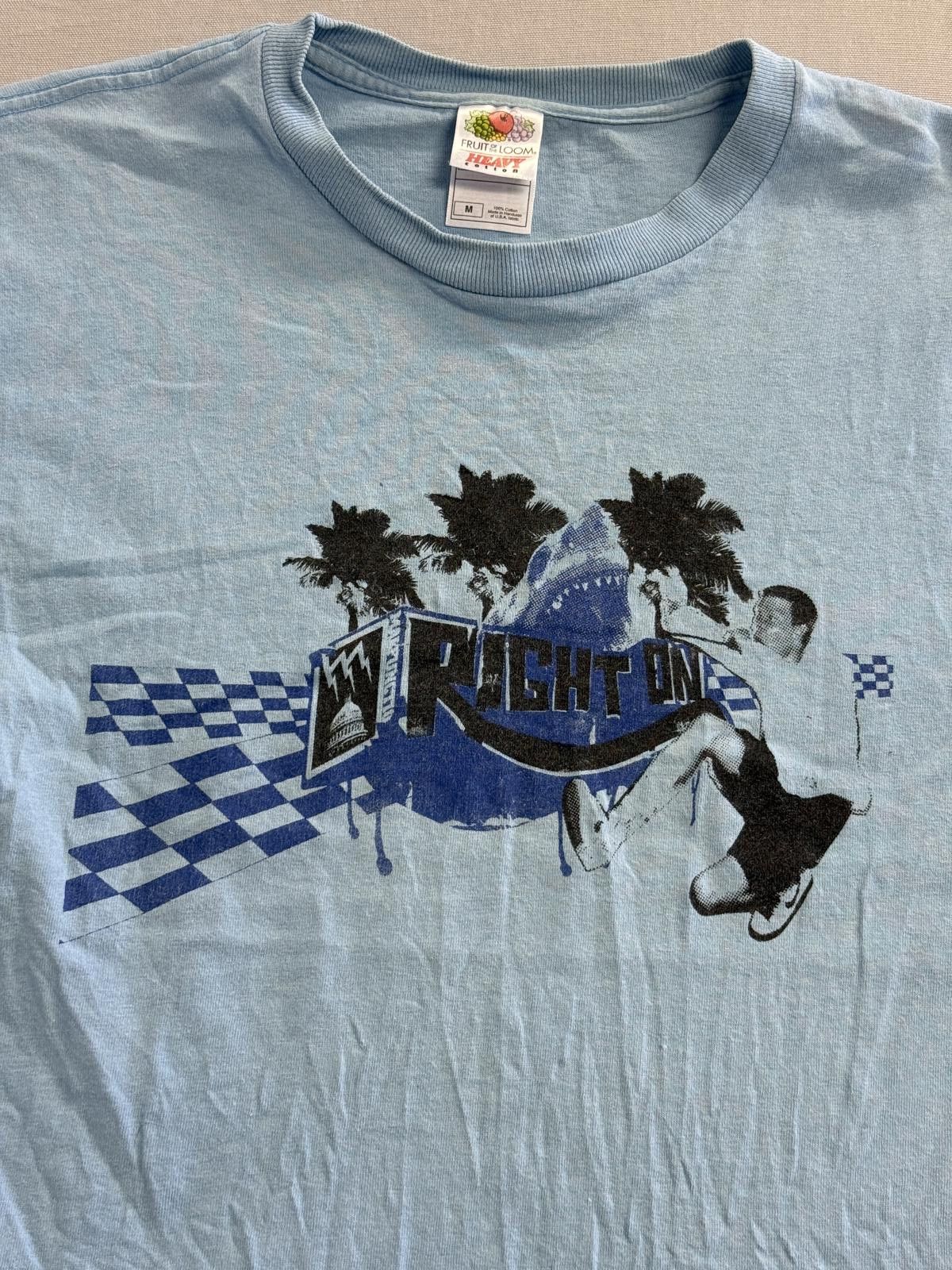 Fruit Of The Loom Right On Band T-shirt Album No Joke EP Tee 2005 Shirt - M Size US M / EU 48-50 / 2 - 3 Thumbnail