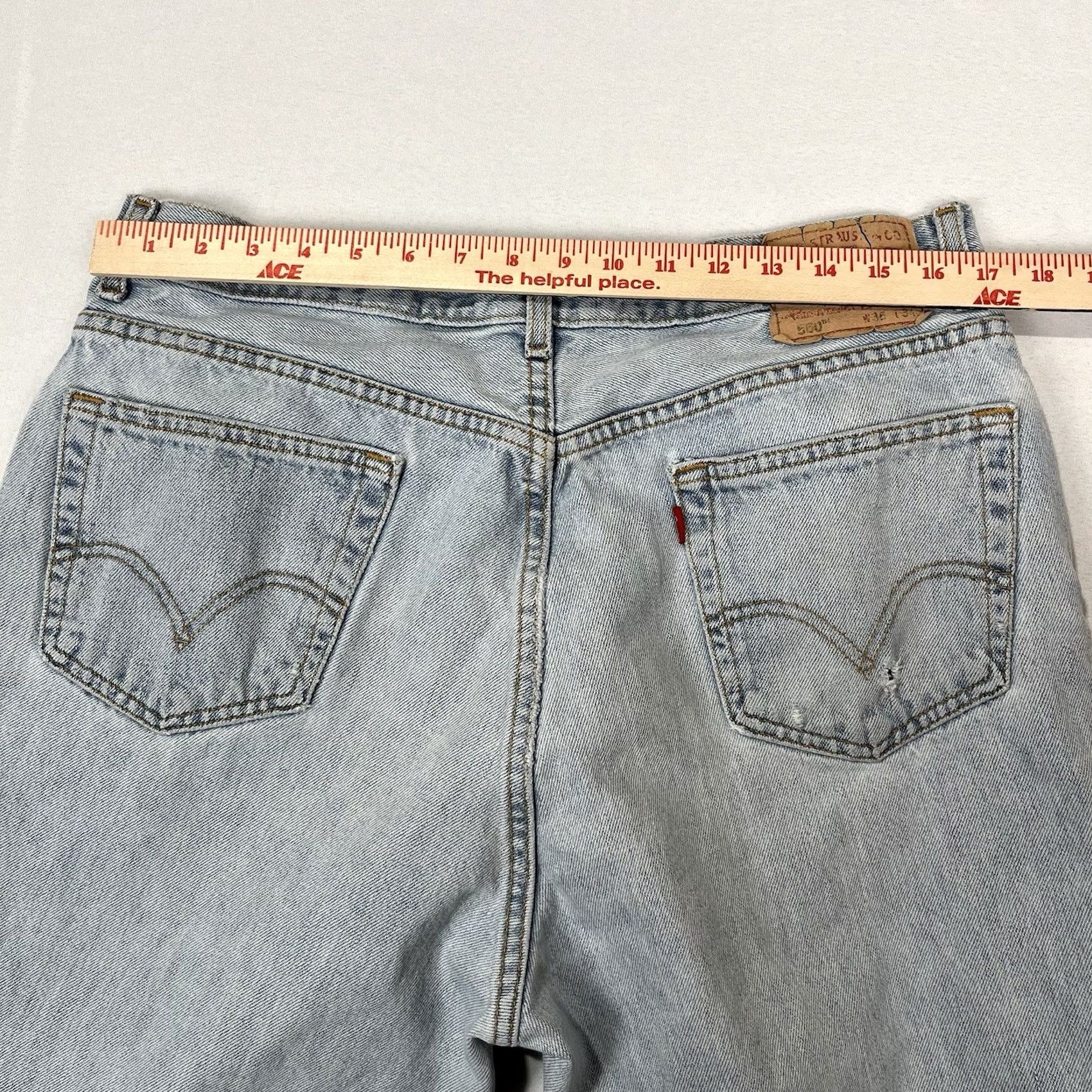 Levi's Vintage Levi'S 560 Loose Fit Straight Leg Jeans - Blue - Medium Wash 36x34 Size US 36 / EU 52 - 5 Thumbnail