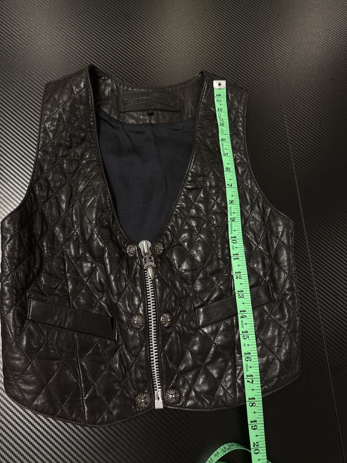 Chrome Hearts Chrome Hearts quilted leather vest Size S / US 4 / IT 40 - 14 Thumbnail