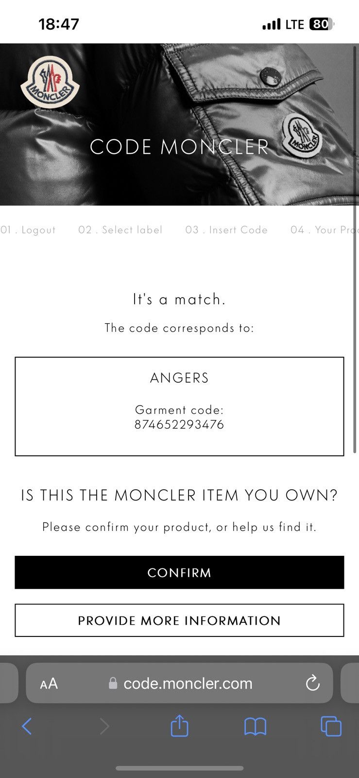 Moncler × Vintage Moncler Vintage Angers Down Jacket Size 2 Size M / US 6-8 / IT 42-44 - 2 Thumbnail