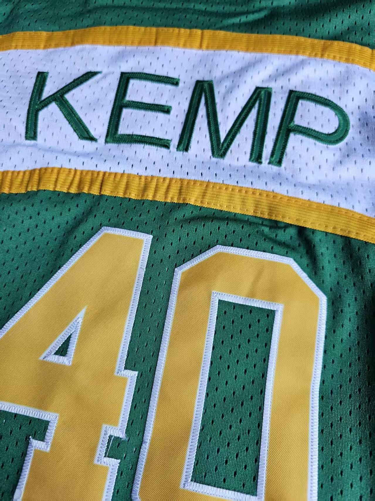 NBA 1994 95 Seattle SuperSonics 40 Shawn Kemp Jersey Size US M / EU 48-50 / 2 - 4 Thumbnail
