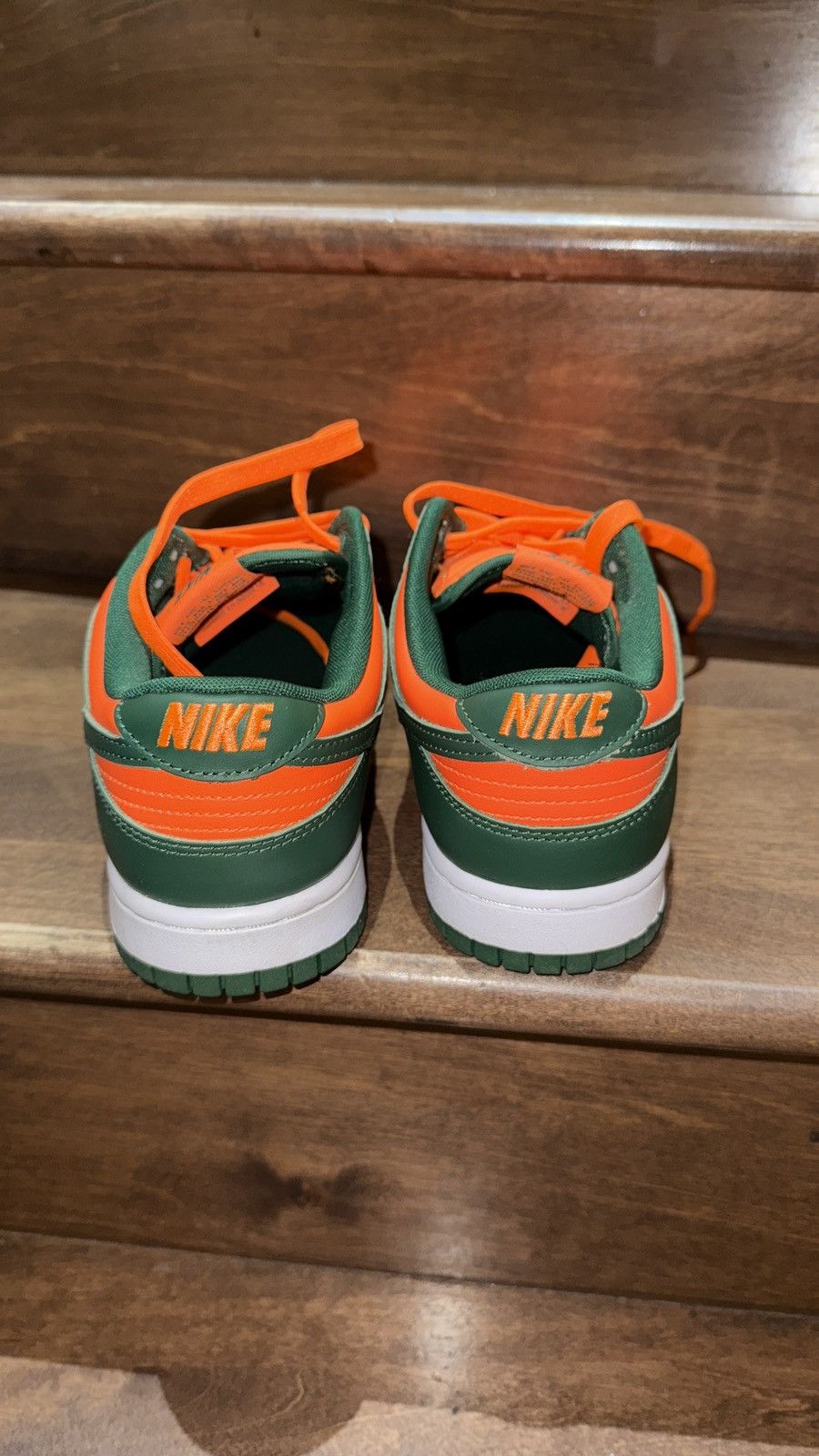 Nike Nike Dunk Low Miami Hurricanes Gorge Green US9 Size US 9 / EU 42 - 7 Thumbnail