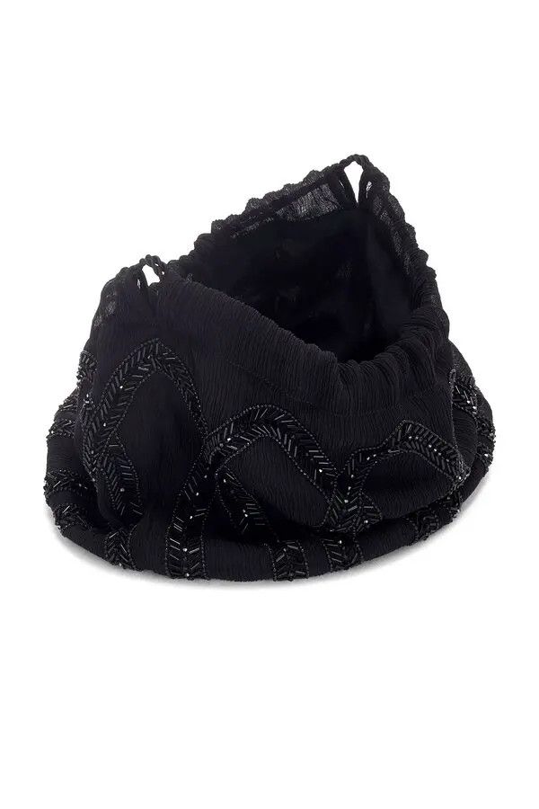 Saint Laurent Paris o1bcso1str1225 Size:OS/Ysl Pochon Bag in Black Size ONE SIZE - 4 Thumbnail