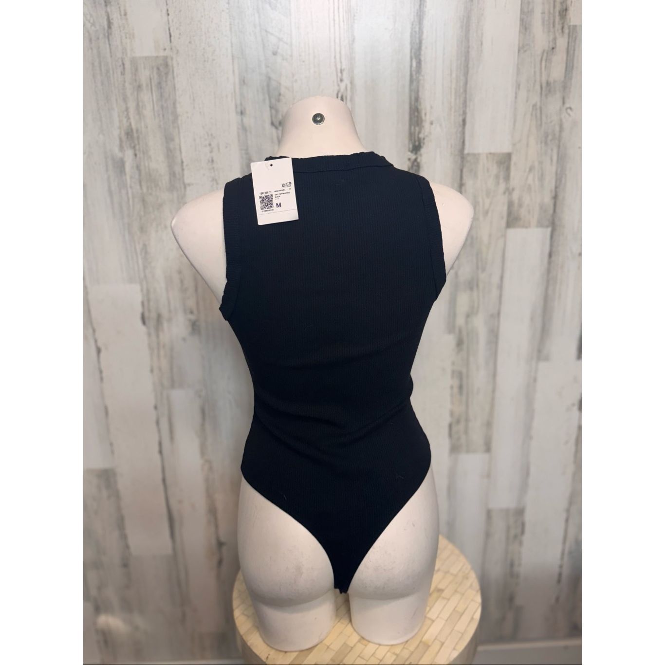 Forever 21 Forever 21 Ribbed Black Bodysuit – Size M Size M / US 6-8 / IT 42-44 - 6 Thumbnail
