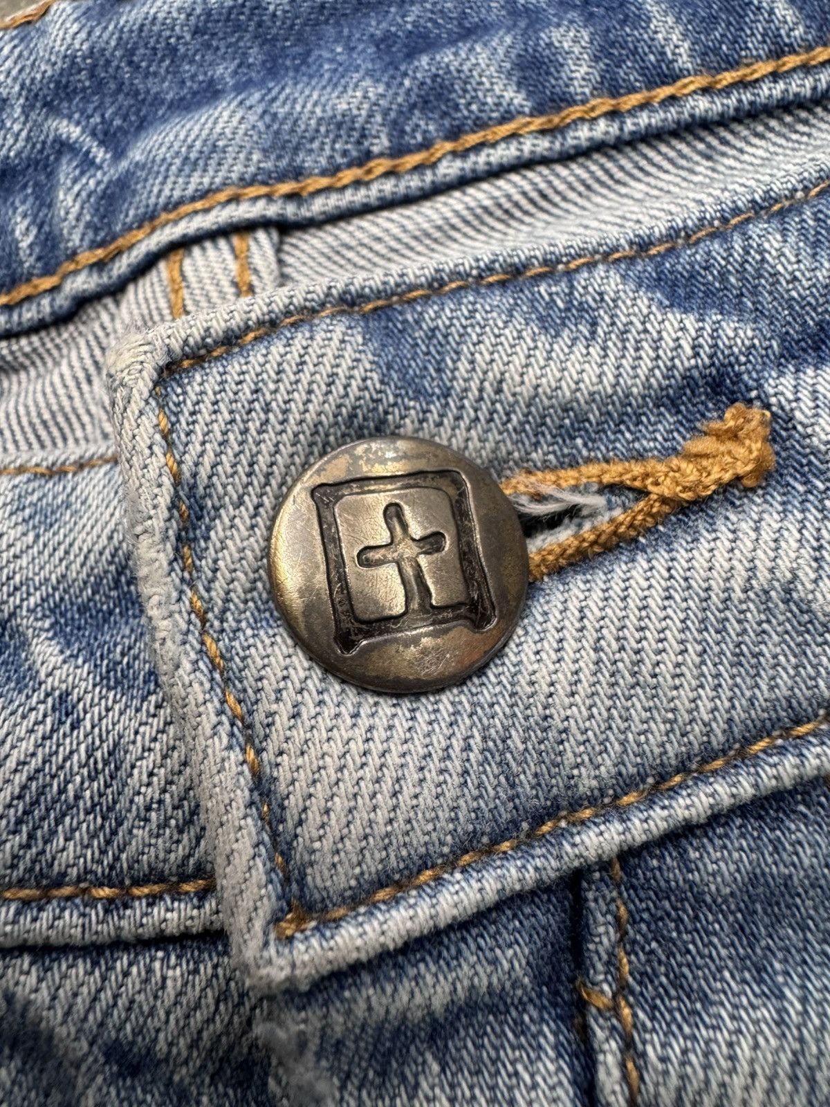 Ksubi Ksubi Van Winkle The Streets Stitched Denim Jeans Size US 30 / EU 46 - 5 Thumbnail