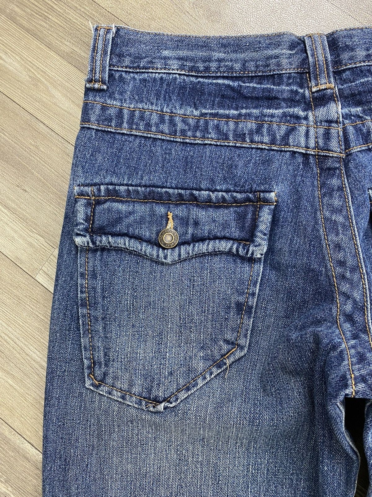 If Six Was Nine 2000s Jungle Storm Distressed Punk Lgb Mudmax Flared Jeans Size US 30 / EU 46 - 15 Thumbnail