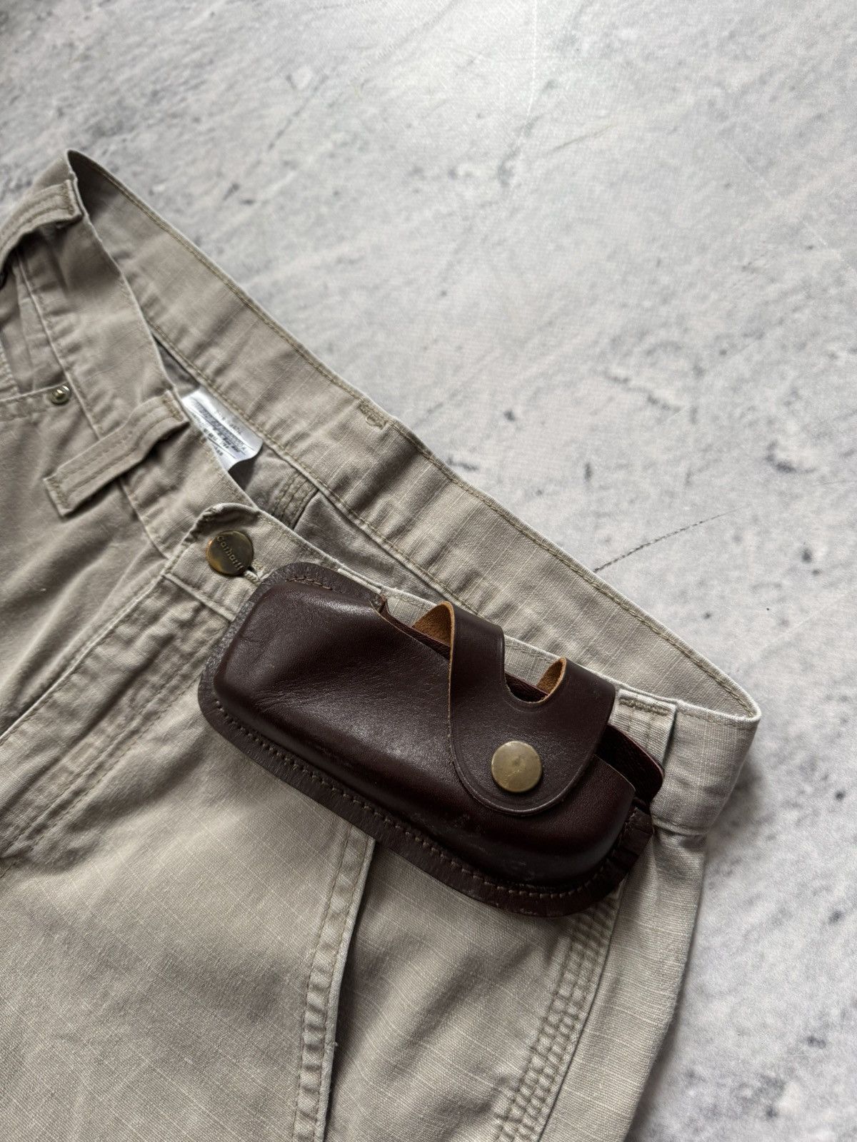 Leather × Vintage 00s Vintage Brown case for Phone or airPods leather Size ONE SIZE - 1 Thumbnail