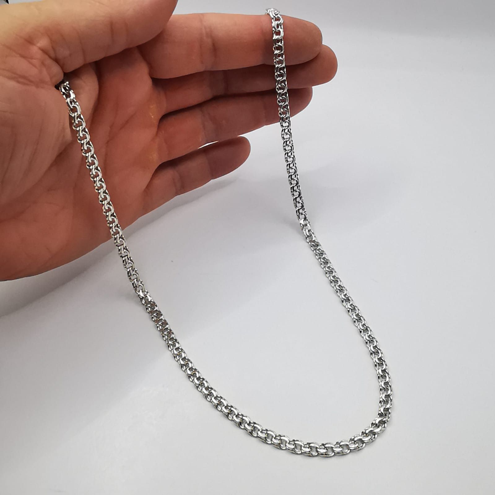 Sterling Silver Vintage Beautiful Jewelry Chain,925 Sterling Silver 18,83g Size ONE SIZE - 7 Thumbnail