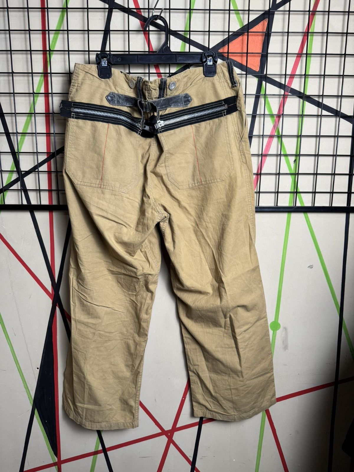 Le Grande Bleu (L.G.B.) LGB long pants buckle back leather Size US 34 / EU 50 - 2 Thumbnail