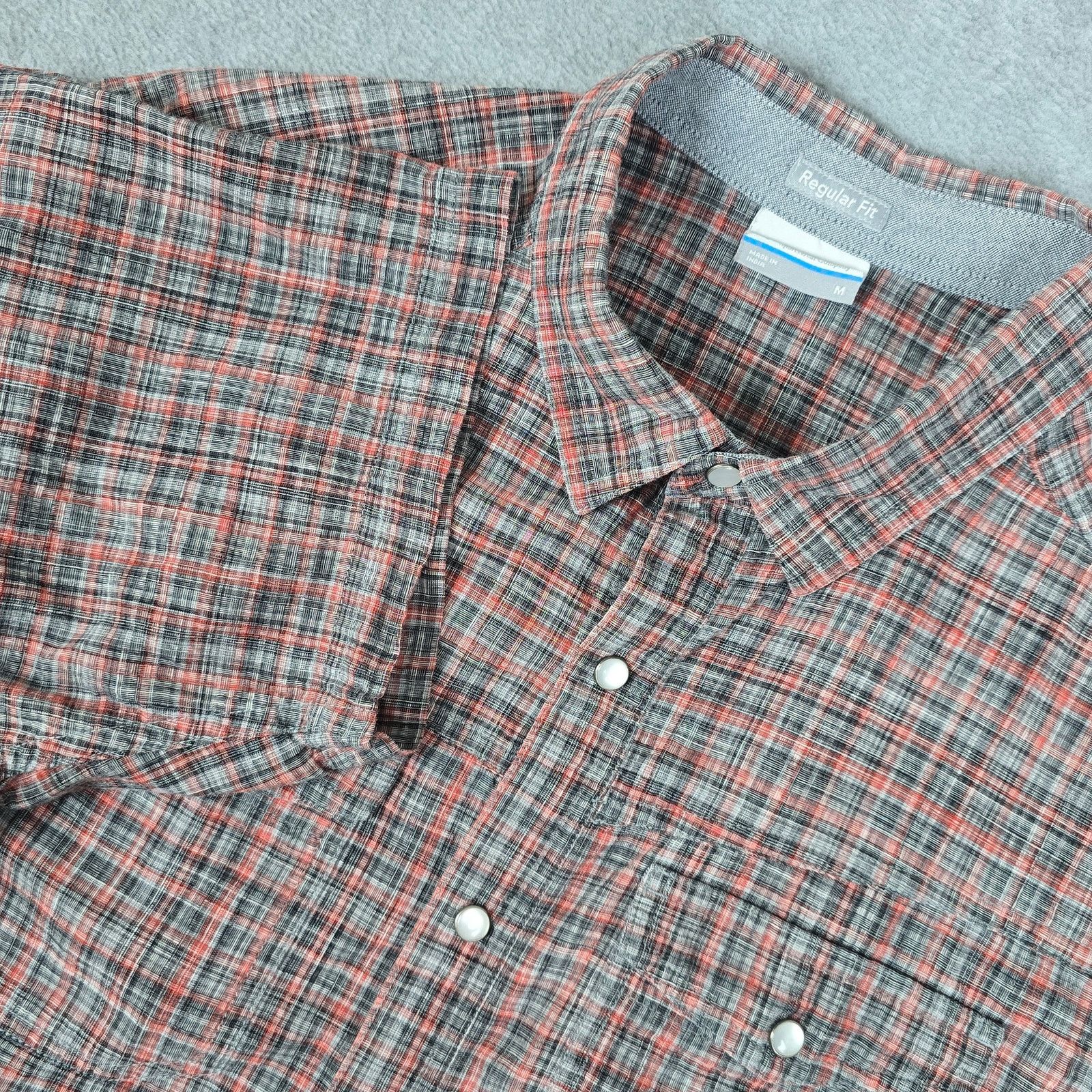 Columbia Columbia Medium Short Sleeve Plaid Pearl Snap Shirt Size US M / EU 48-50 / 2 - 1 Thumbnail