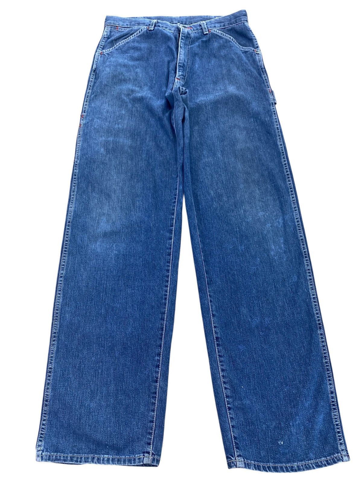 Wrangler Wrangler Brand Acid Blue Wash Style Baggy Jeans Size US 32 / EU 48 - 1 Thumbnail