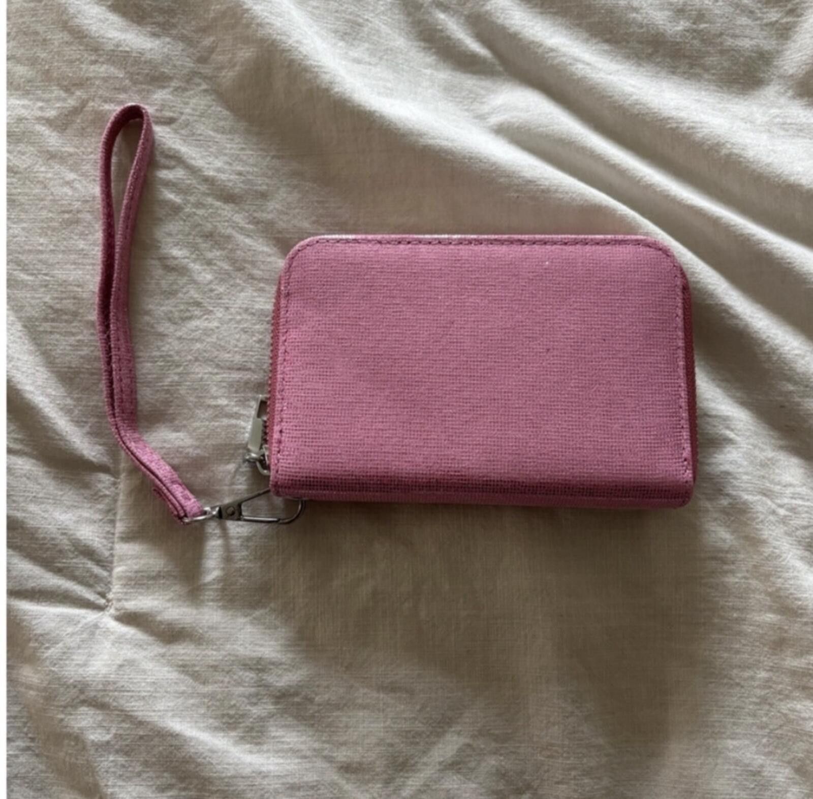 Other (Boutique) Pink Canvas Wristlet Wallet Size ONE SIZE - 1 Thumbnail