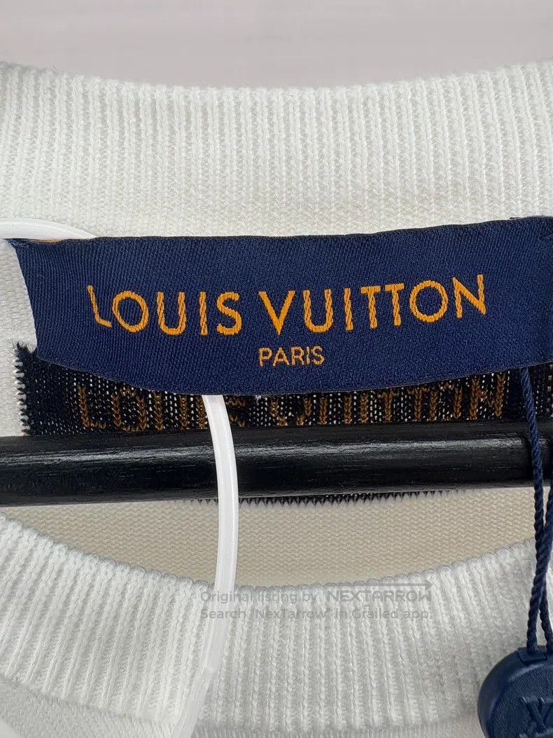 Louis Vuitton Louis Vuitton Phantom logo knitted short sleeve Size US S / EU 44-46 / 1 - 5 Thumbnail