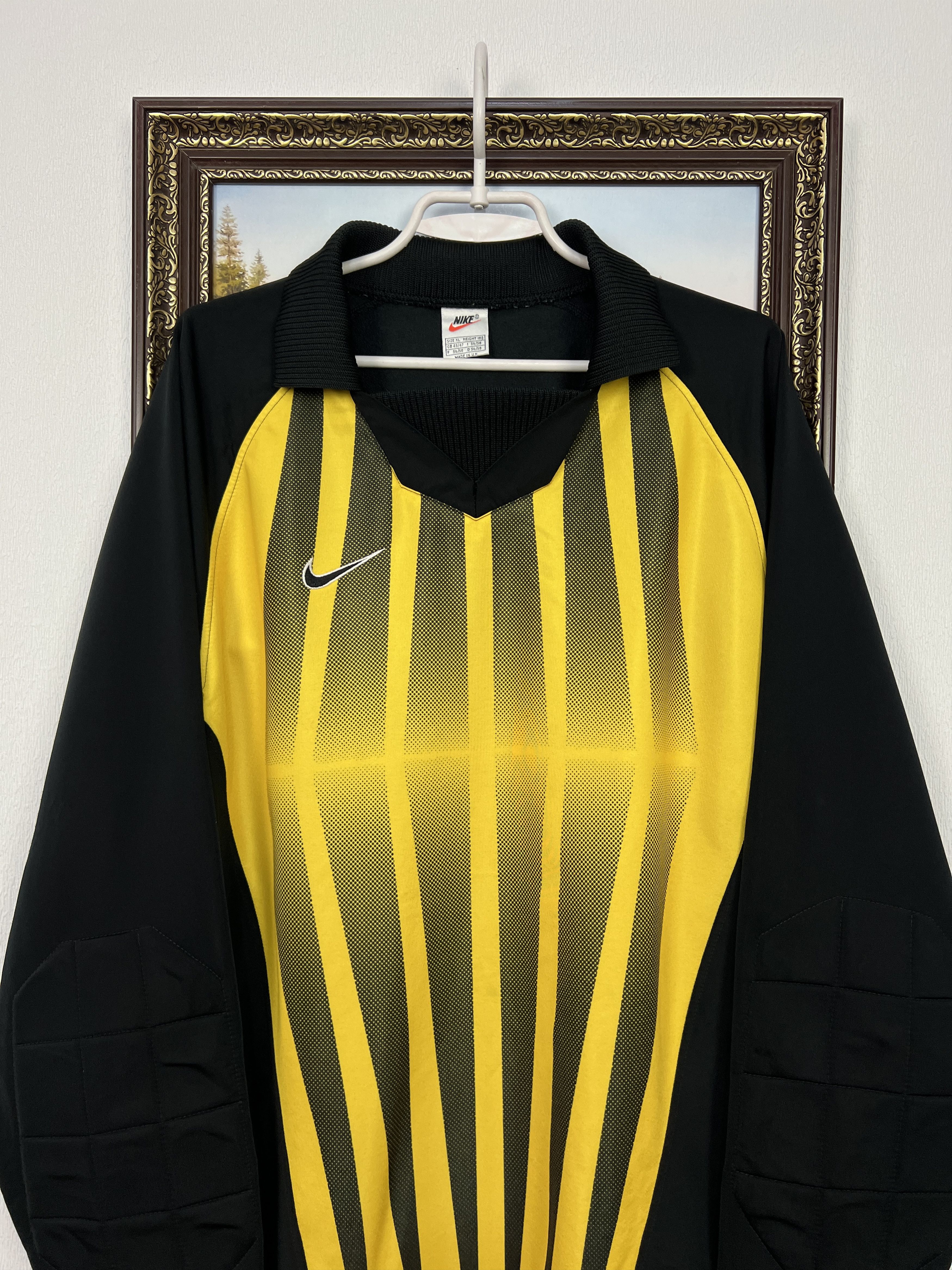 Nike Vintage 90's Nike Football Goalkeeper Template Shirt Soccer Size US XL / EU 56 / 4 - 2 Thumbnail