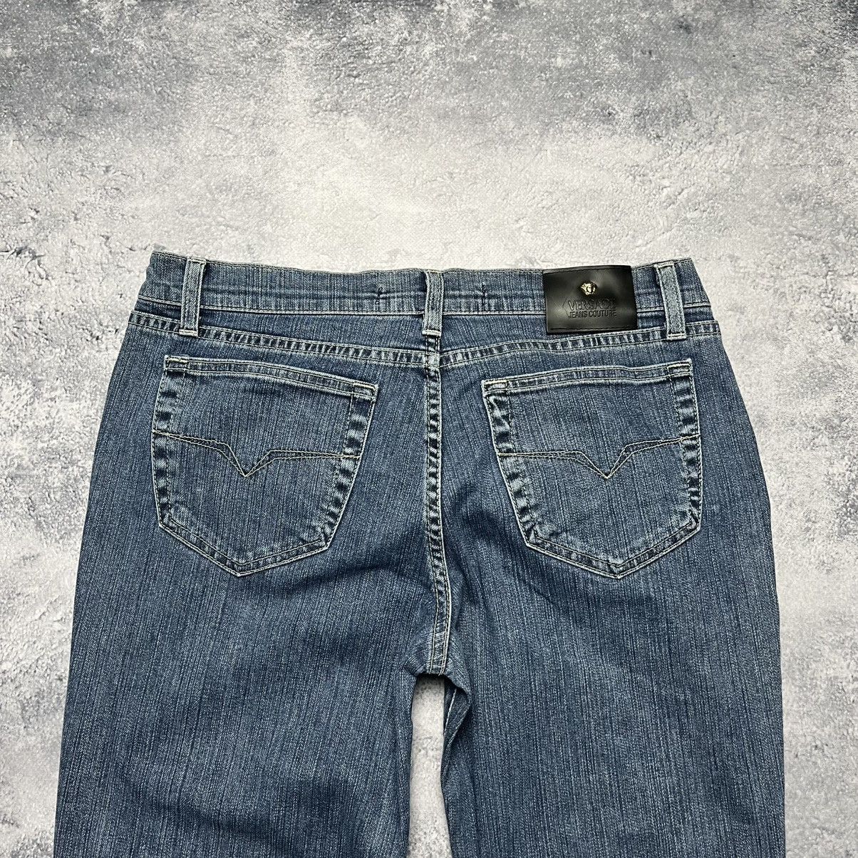 Versace Vintage Versace Jeans Couture Denim Jeans Luxury Designer Size 33" - 12 Thumbnail