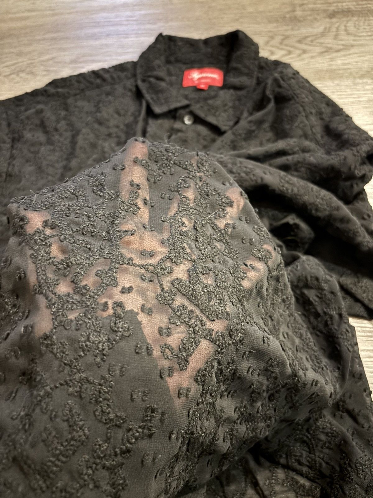 Supreme Supreme Chainstitch Chiffon Shirt Size US XL / EU 56 / 4 - 3 Thumbnail