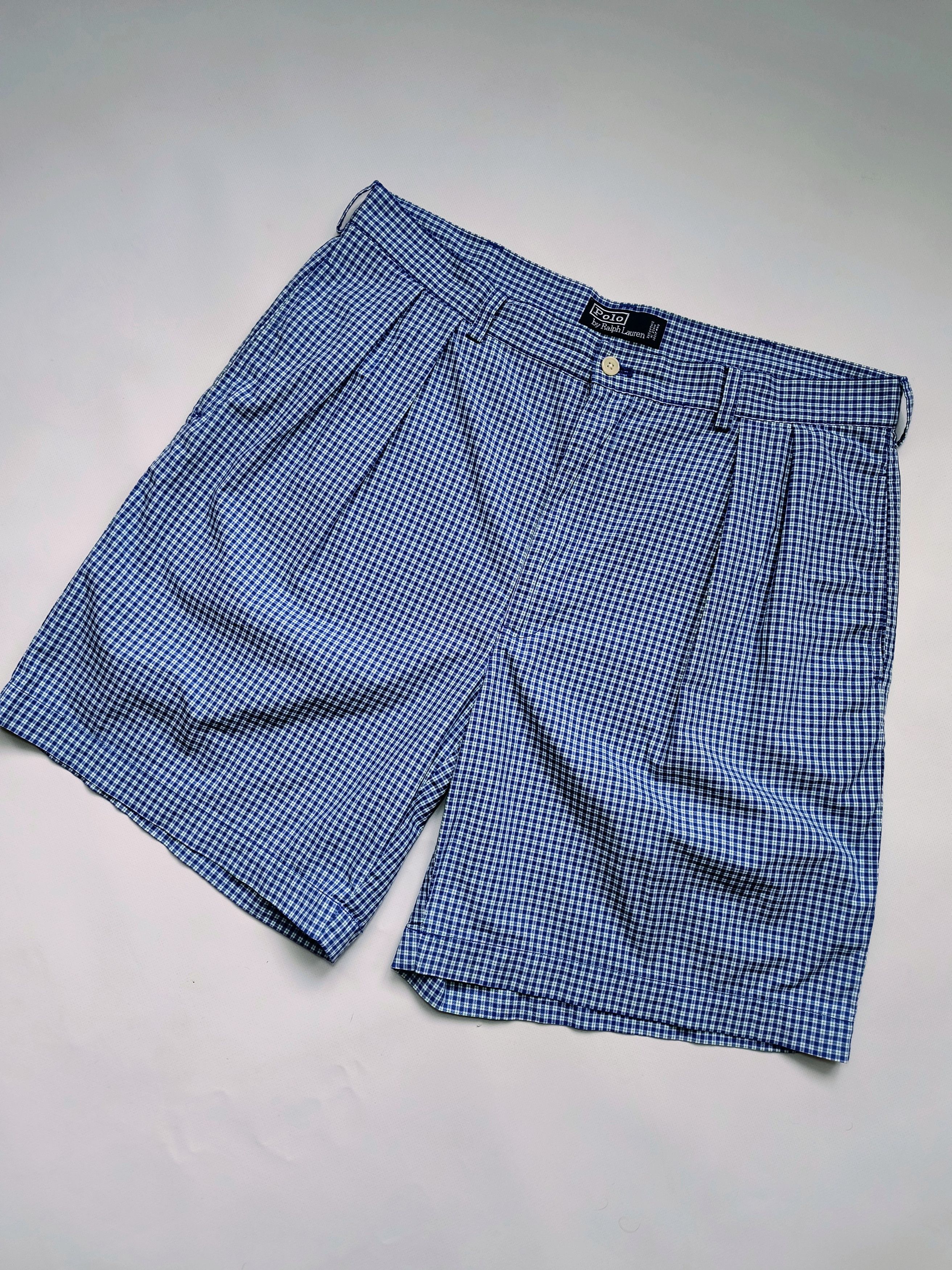 Polo Ralph Lauren × Vintage Vintage Polo Ralph Lauren Check Shorts Size US 36 / EU 52 - 2 Thumbnail