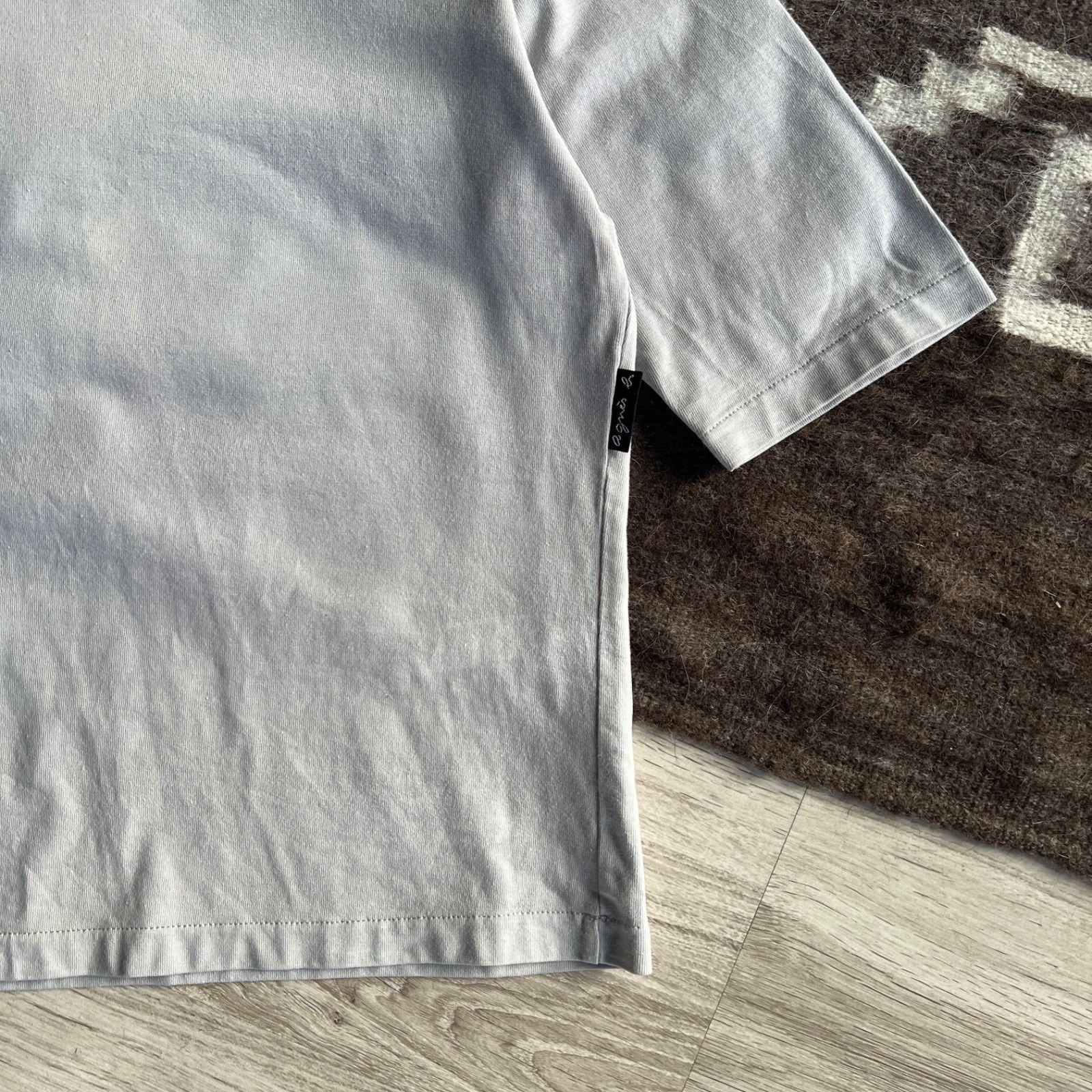 agnes b. Agnes B Paris Minimalist Grey Tee 9940AC Size S / US 4 / IT 40 - 7 Thumbnail