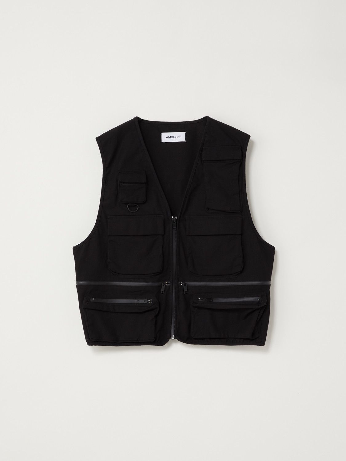 image of Ambush Design Multi-Pocket 3M Reflective Utility/combat Vest in Black, Men's (Size Large)