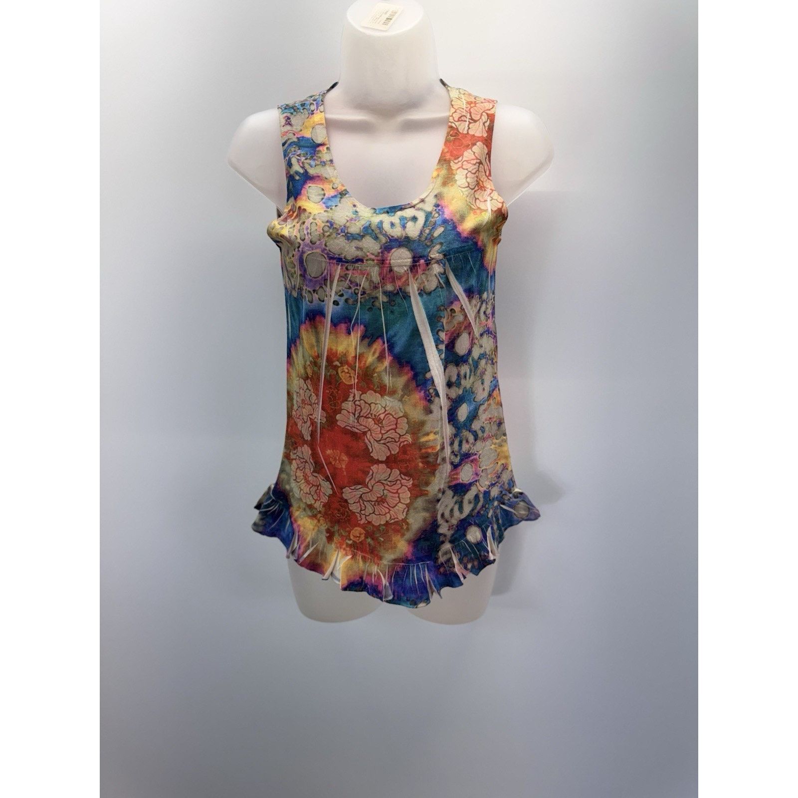 Chelsea Soccer Chelsea & Violet Top XS Floral Sleeveless Print Tank Size XS / US 0-2 / IT 36-38 - 1 Thumbnail