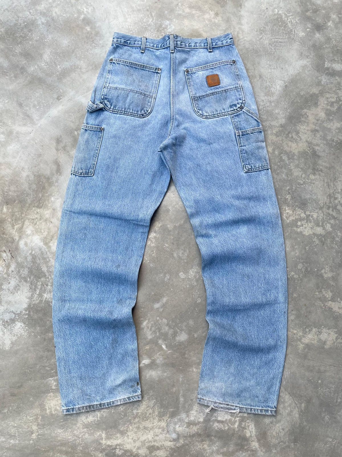 Carhartt Faded Dark Stone Carhartt Doublekne B73-BDST🪡Grunge Size US 32 / EU 48 - 6 Thumbnail