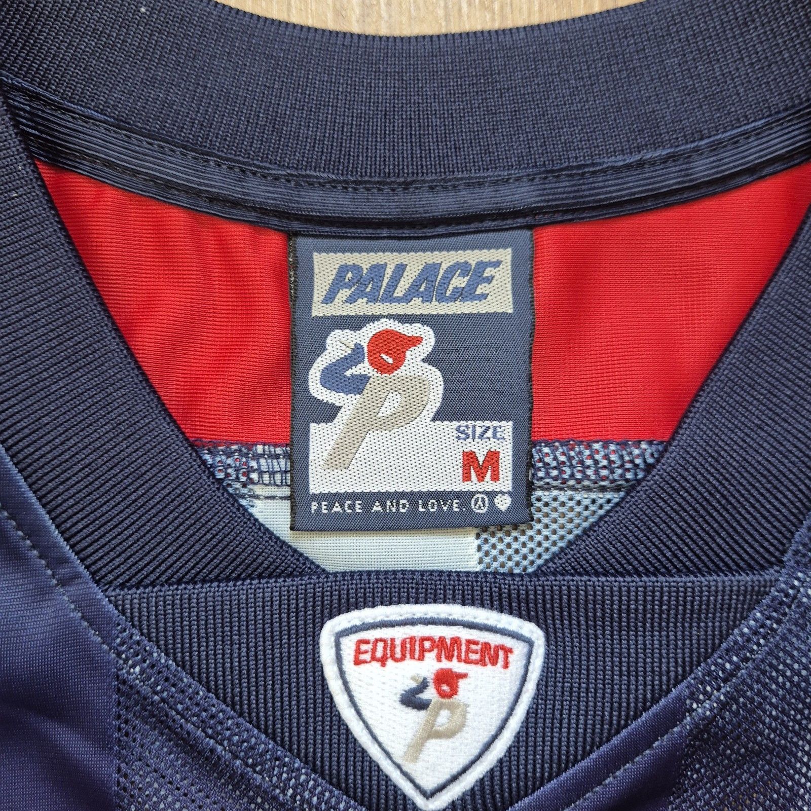 Palace Palace Meshy Stripe Jersey Medium Red Navy Brand New FW24 Size US M / EU 48-50 / 2 - 3 Thumbnail