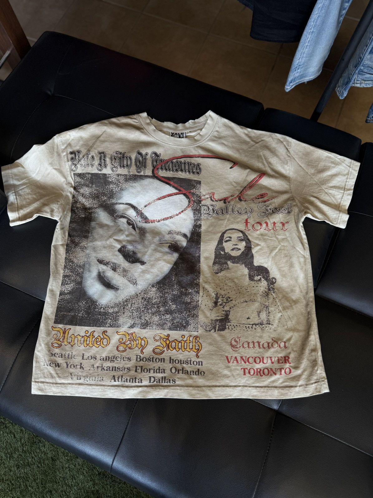Vale Vale Valley Cream Tee Shirt Size Medium (NEW) Size US M / EU 48-50 / 2 - 1 Thumbnail