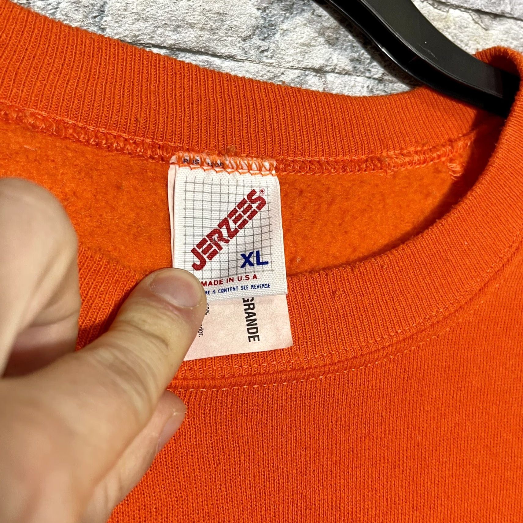 Jerzees VINTAGE JERZEES Mountain Bike Orange Crewneck Sweatshirt XL Men Size US XL / EU 56 / 4 - 5 Thumbnail