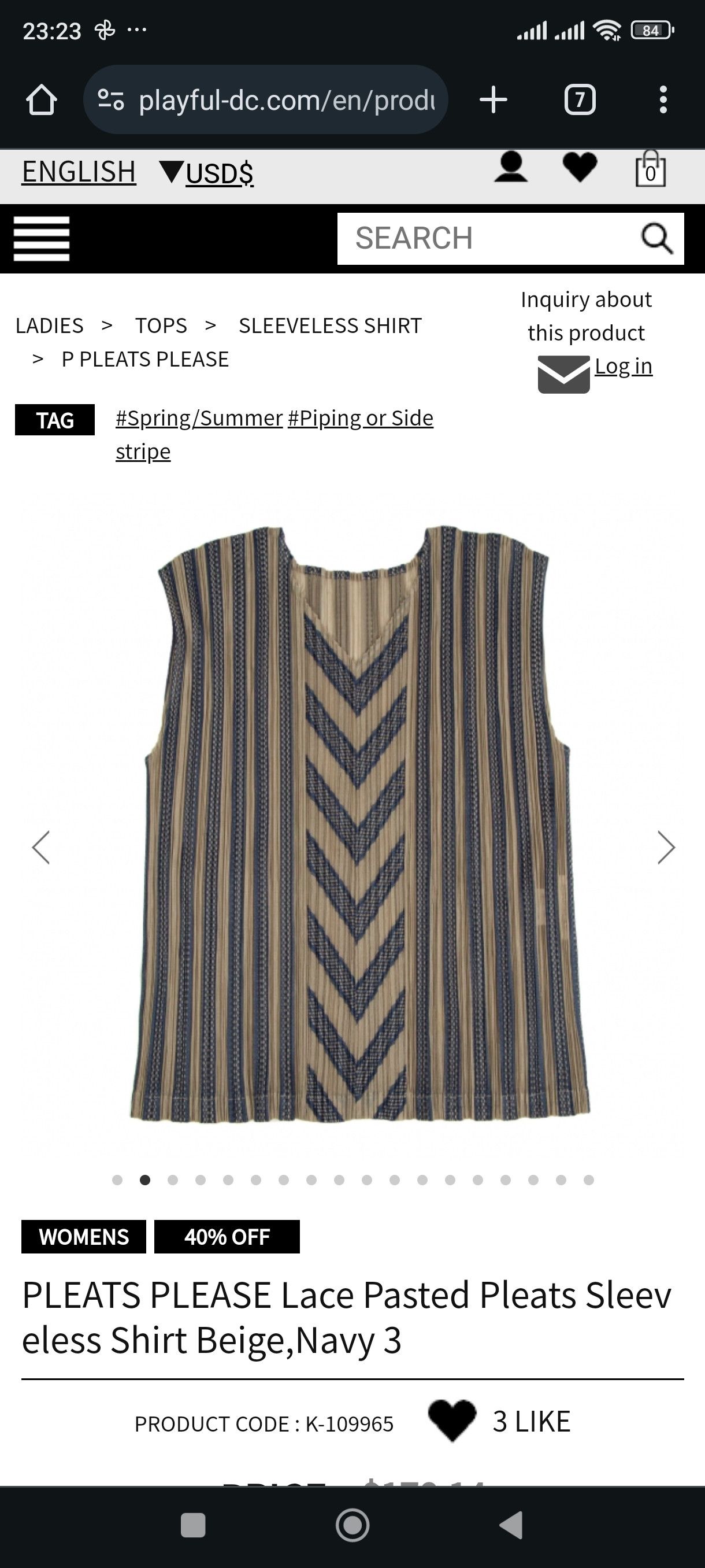 Pleats Please Issey Miyake Issey Miyake Pleats Please lace pasted Sleeveless Size L / US 10 / IT 46 - 9 Thumbnail