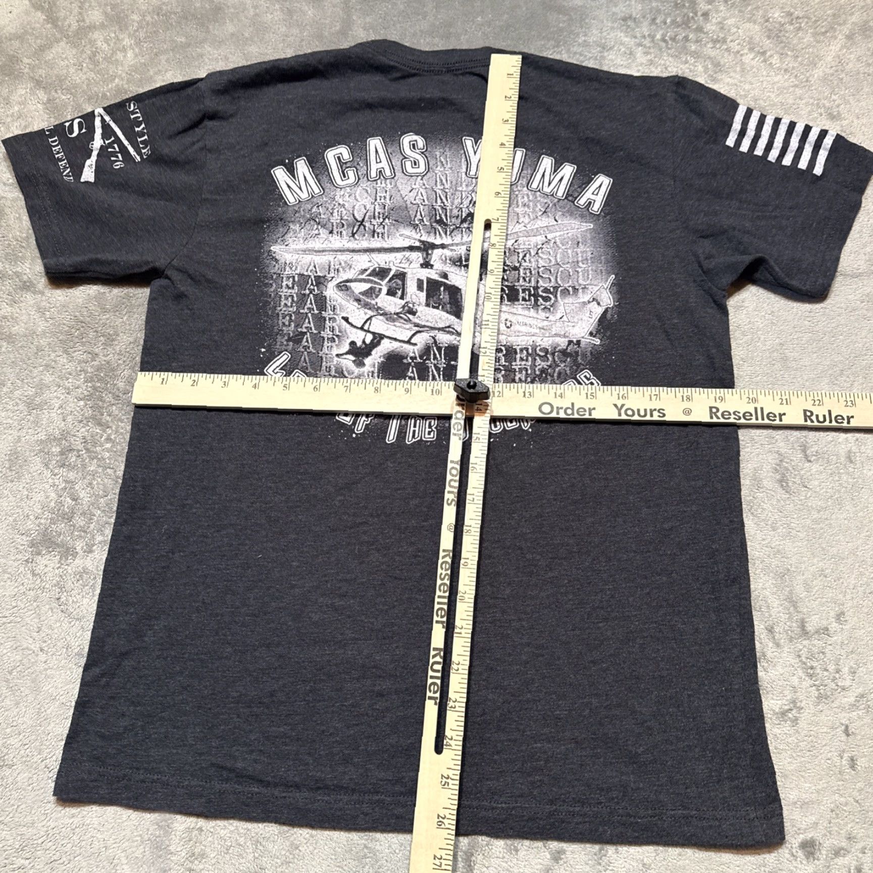 Vintage **Marine Corps Search & Rescue Grunt Style Mens T-Shirt M Gray** User: Marine Corps Search & Rescue Grunt Style Mens T-Shirt M Gray Size US M / EU 48-50 / 2 - 6 Thumbnail
