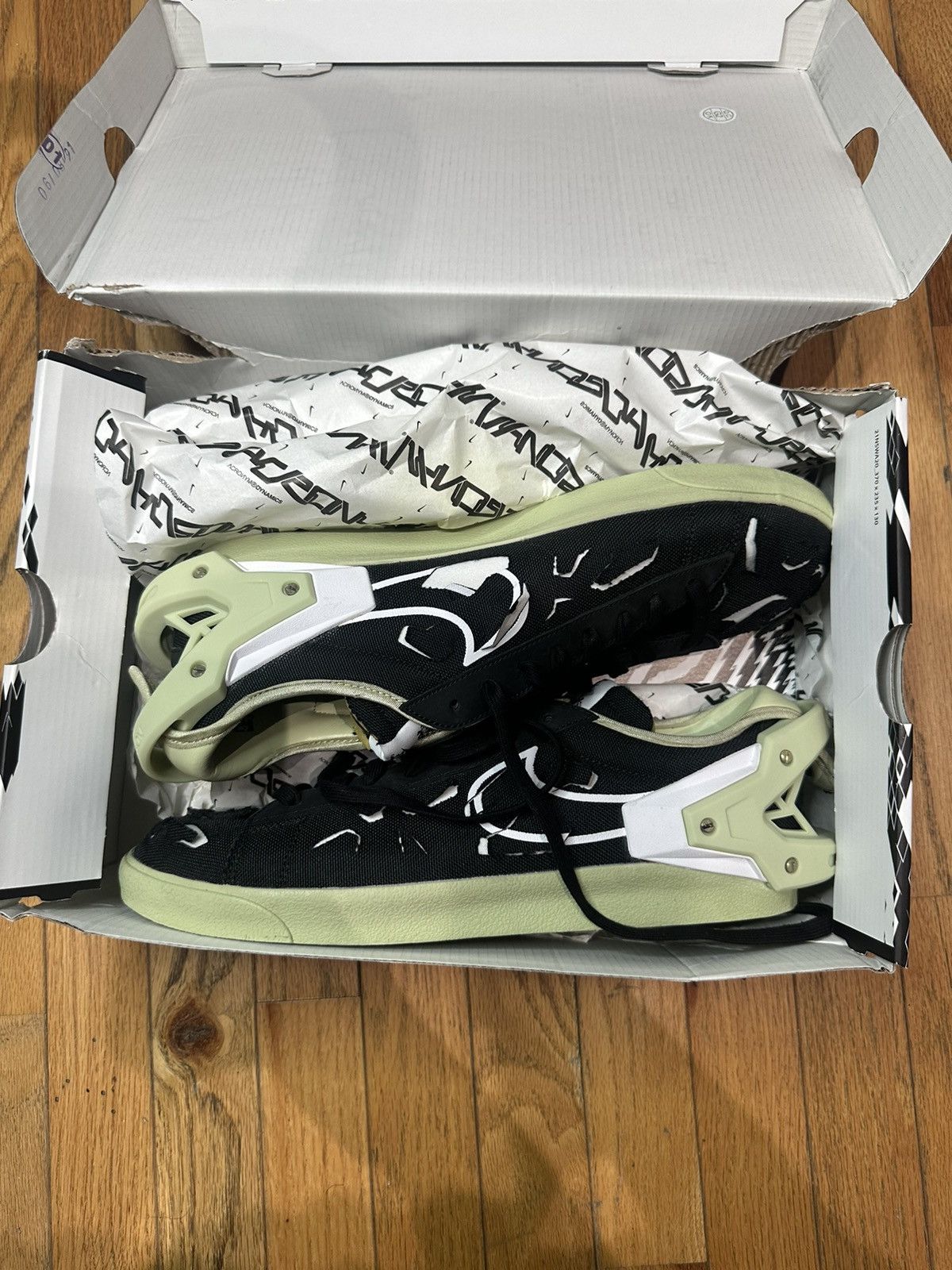 Nike Nike Blazer Low x Acronym Black Olive Visit - Aura Size NEW Size US 13 / EU 46 - 9 Thumbnail