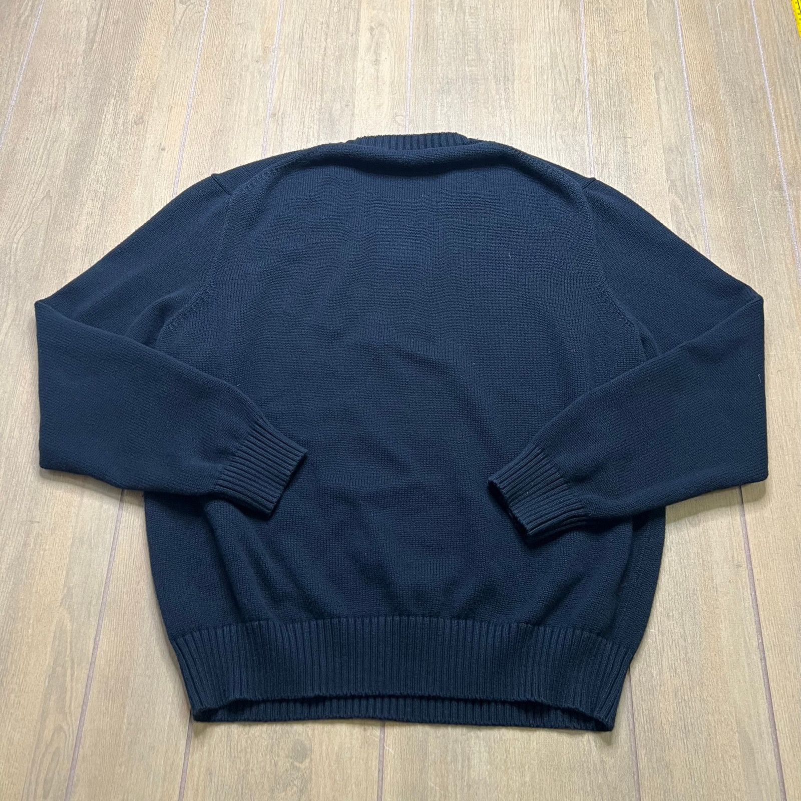 Polo Ralph Lauren Vintage Polo Ralph Lauren Cotton Men's Black Knit Sweater XL Size US XL / EU 56 / 4 - 7 Thumbnail