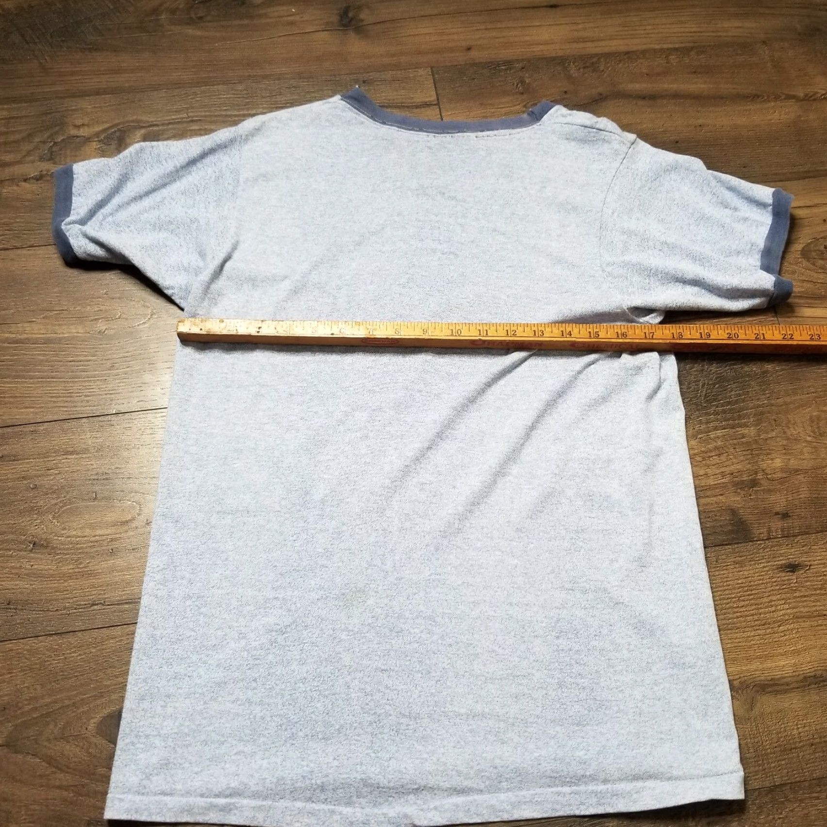 Vintage VINTAGE Mens S Florida A T-Shirt Blue Ringer 50/50 Thin Distressed Size US S / EU 44-46 / 1 - 2 Thumbnail