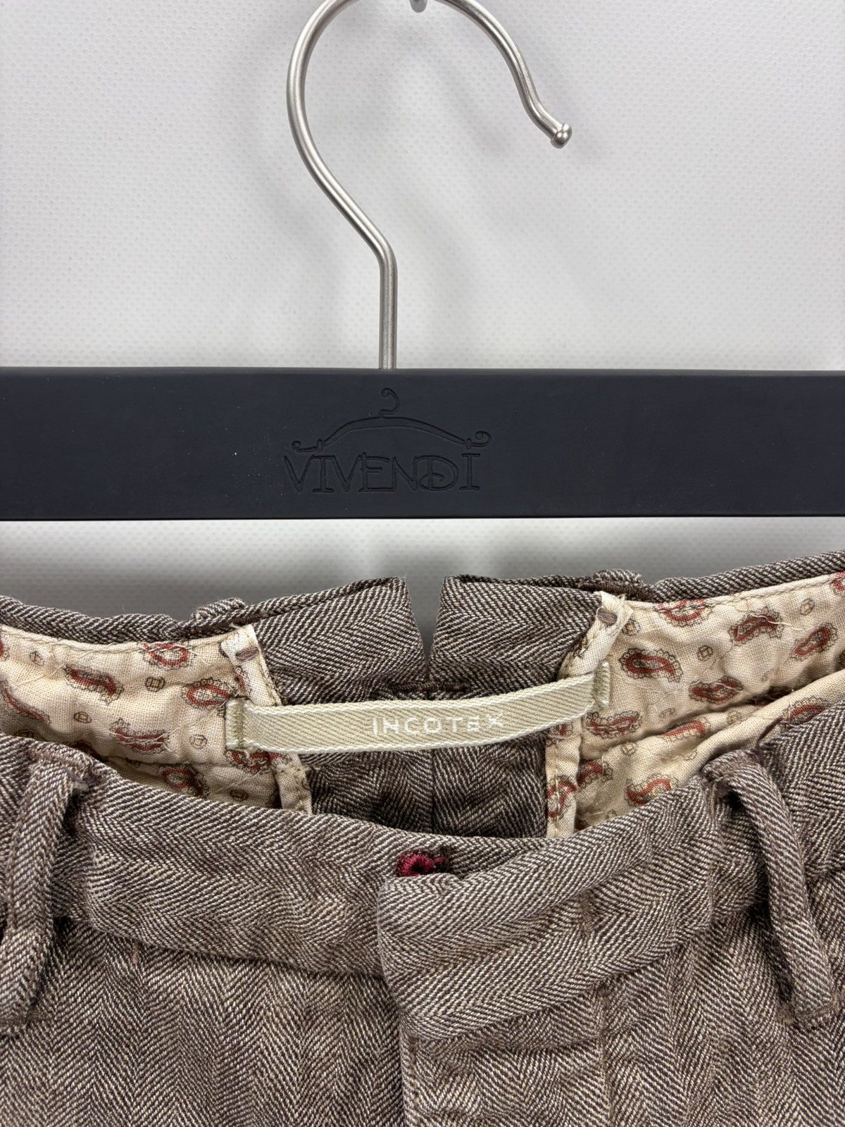 Incotex Mens pants Incotex Size 35 Color Brown Size US 35 - 5 Thumbnail