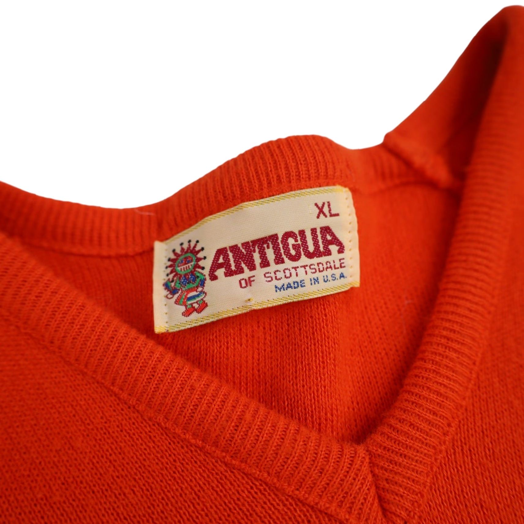 Vintage VINTAGE Antigua Oregon State University Beavers Mens Small Knit Sweater Orange Size US S / EU 44-46 / 1 - 7 Thumbnail