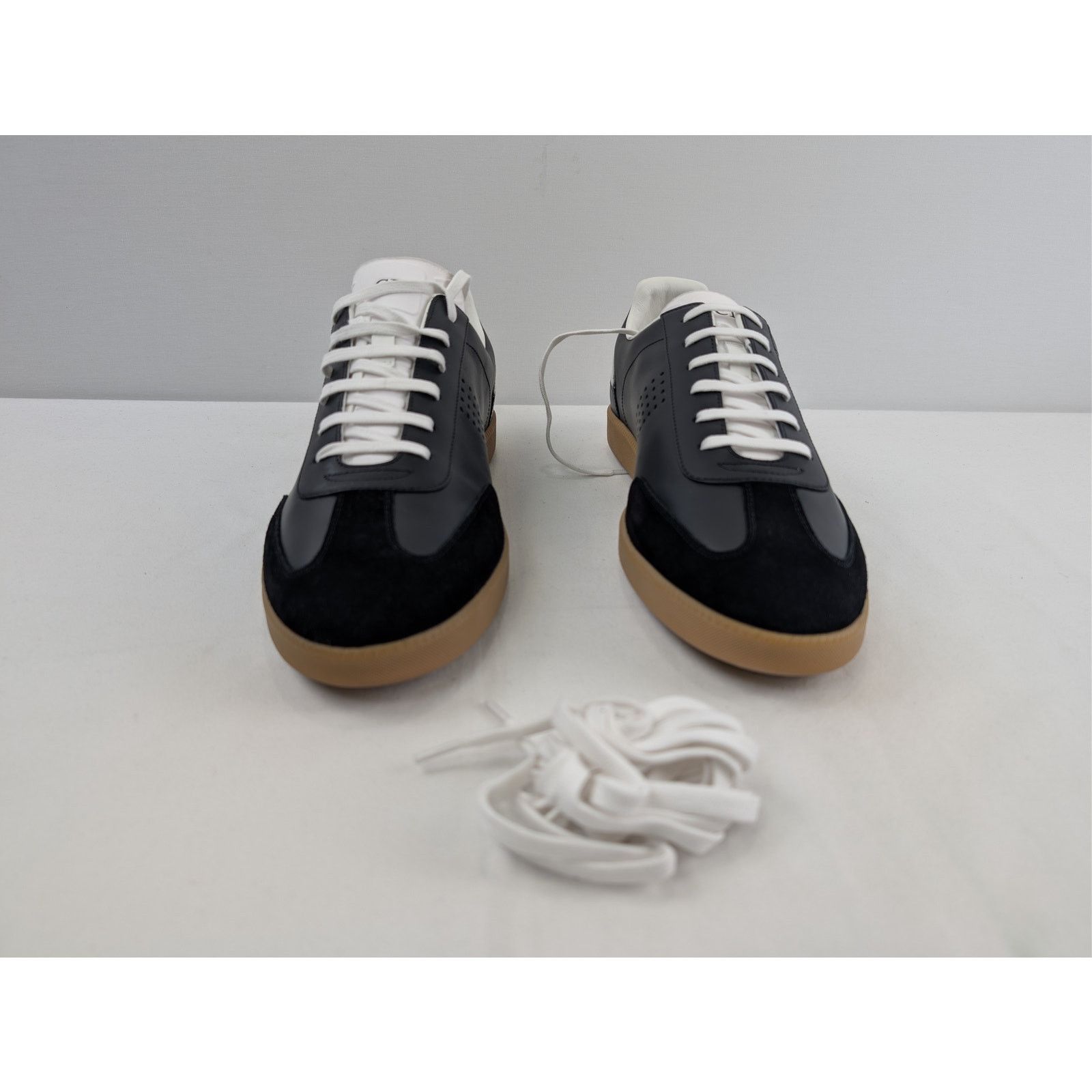 Dior o1rshd1 B01 Brown Sole Sneakers in Black/White Size US 13 / EU 46 - 9 Thumbnail