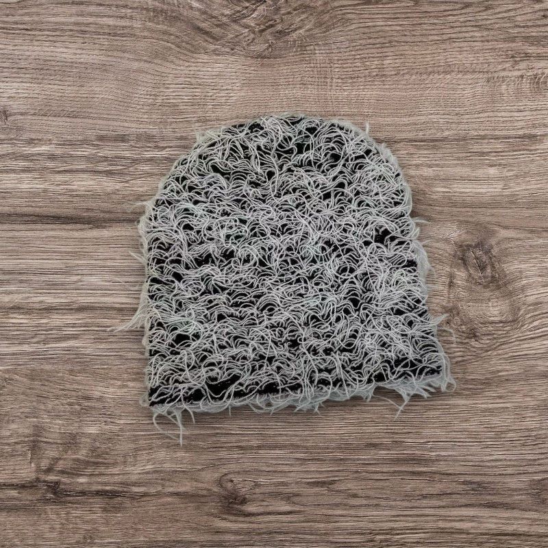 The Unbranded Brand ALT Grunge AVANTGARDE Messy Knit Hat | Y2K Punk Beanie Size ONE SIZE - 1 Preview