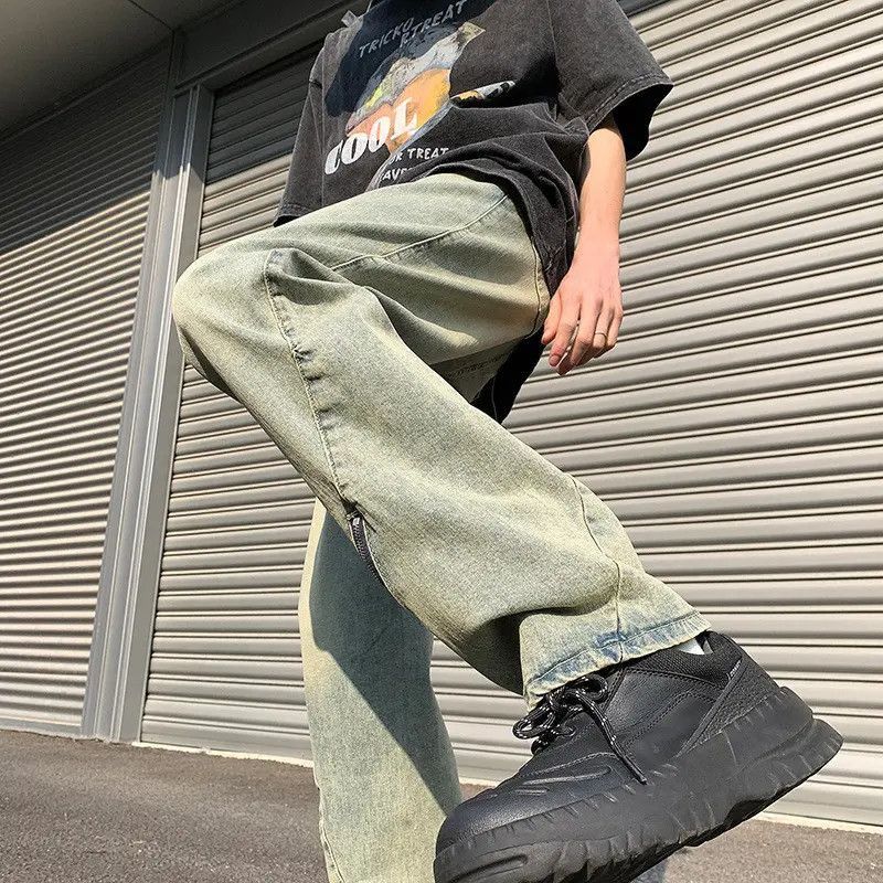Japanese Brand Retro loose wide leg casual jeans Size US 30 / EU 46 - 3 Thumbnail