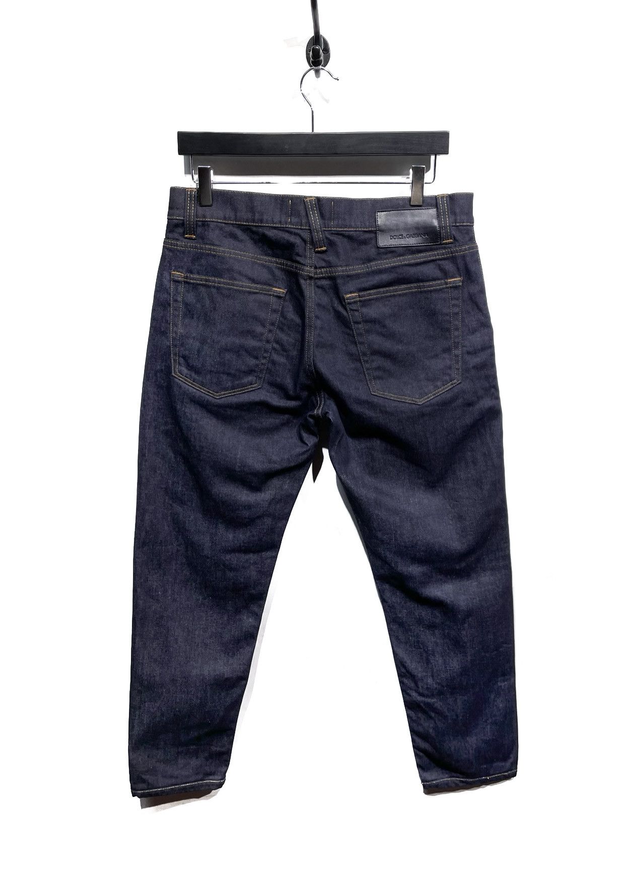 Dolce & Gabbana Dolce & Gabbana Navy Blue Raw Denim Jeans Size US 32 / EU 48 - 2 Thumbnail