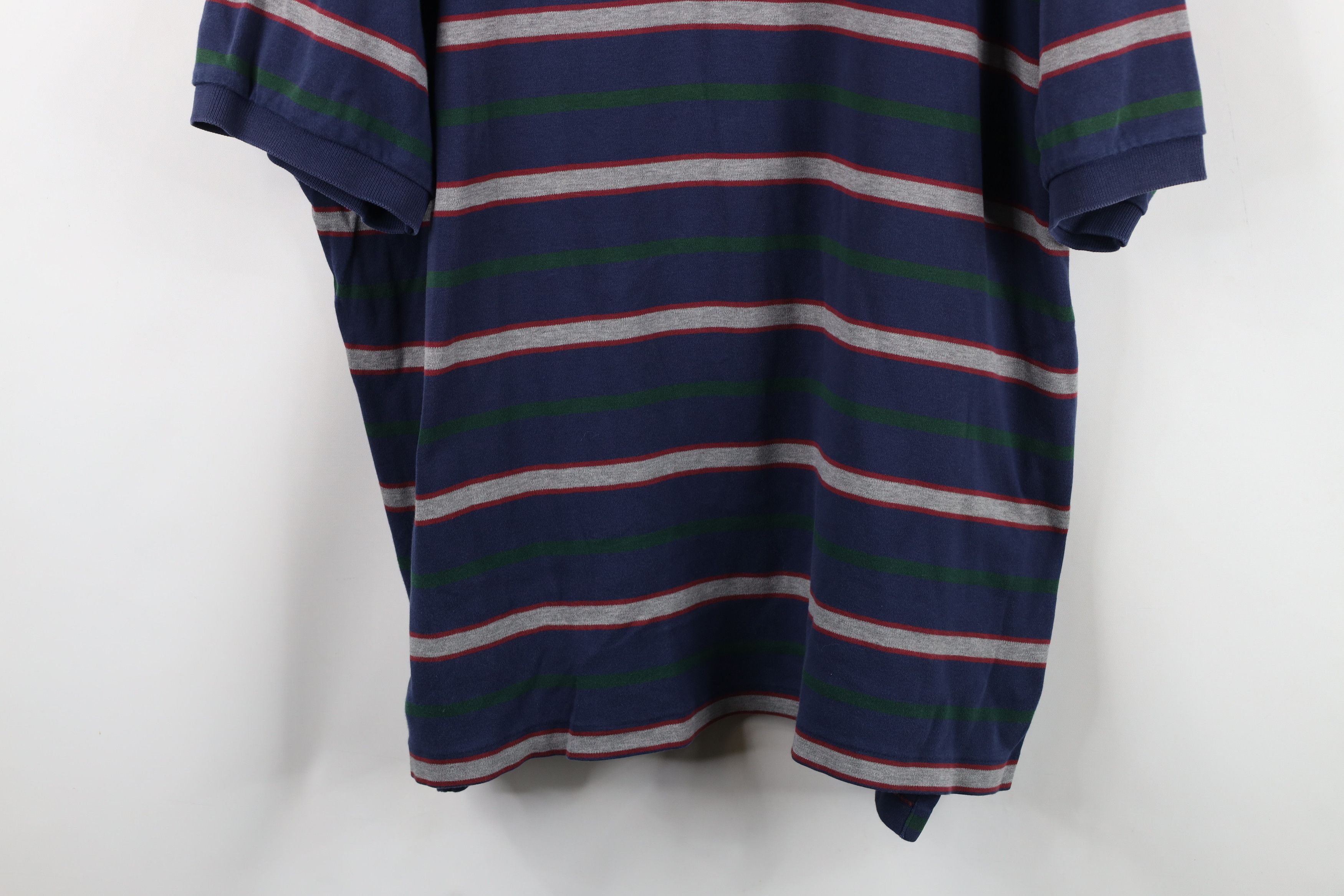 Ralph Lauren Vintage 90s Polo Golf Ralph Lauren Crest Striped Polo USA Size US XXL / EU 58 / 5 - 3 Thumbnail