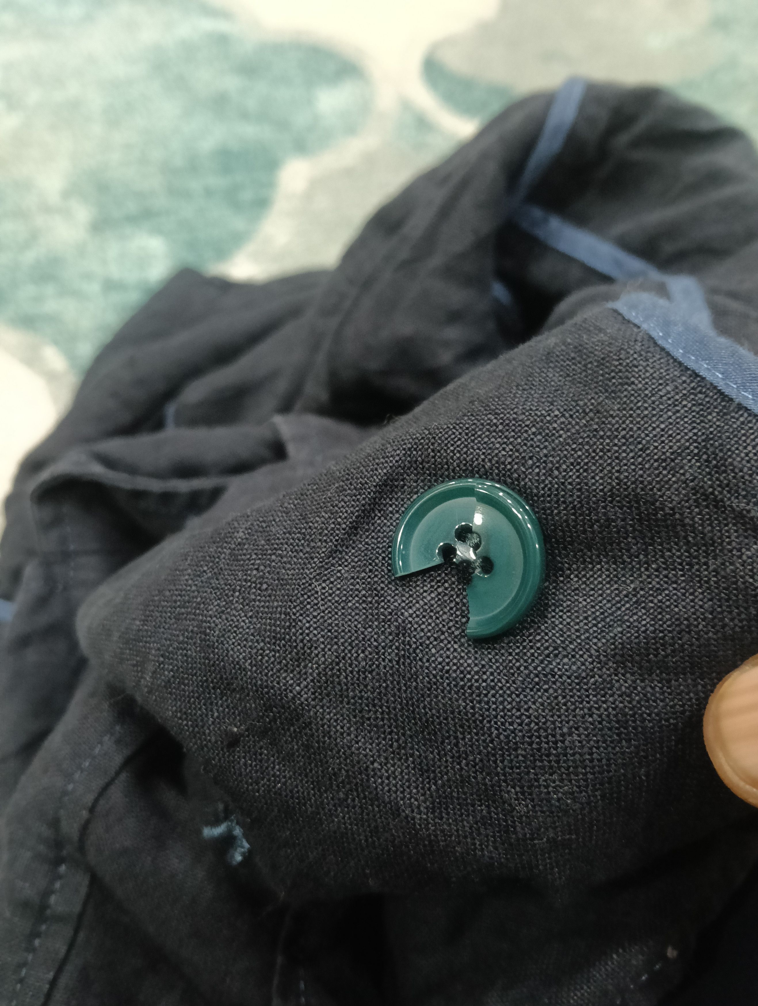 Japanese Brand × Vintage Fou Forget Linen Jacket Japanese Brand Size S / US 4 / IT 40 - 9 Thumbnail