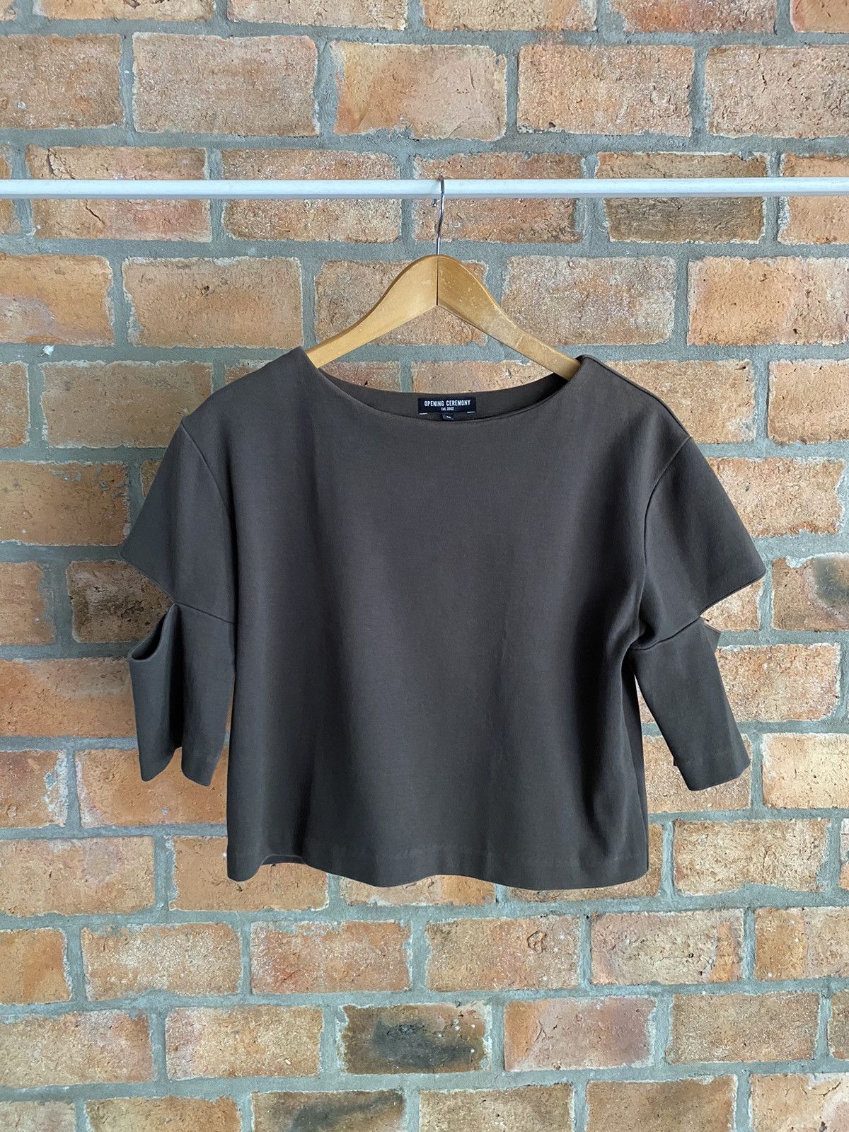 Opening Ceremony OPENING CEREMONY Geometric Slit-Sleeve Top Size S / US 4 / IT 40 - 11 Thumbnail