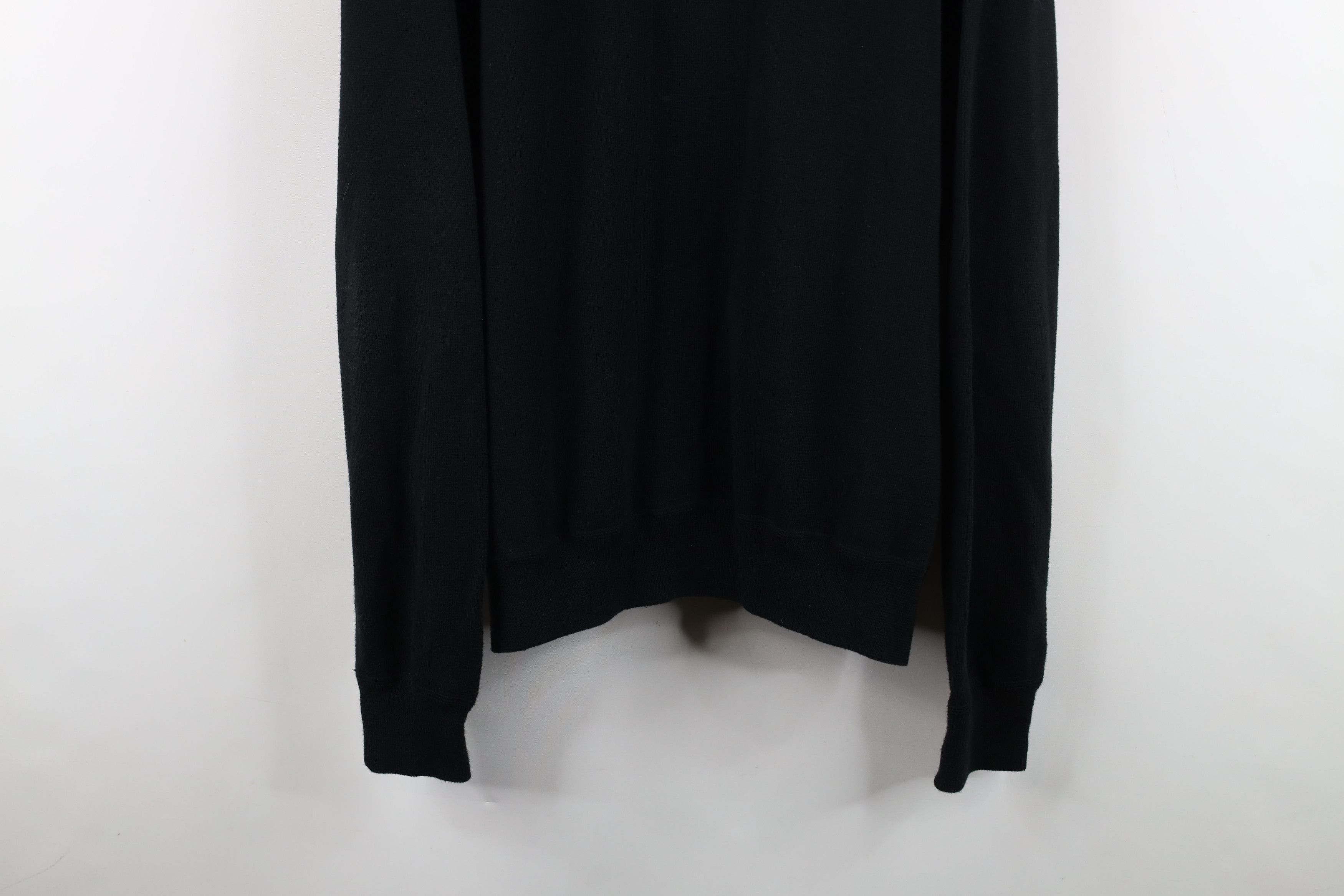 Polo Ralph Lauren Vintage 90s Ralph Lauren Ribbed Knit Crewneck Sweater Black Size US XL / EU 56 / 4 - 3 Thumbnail