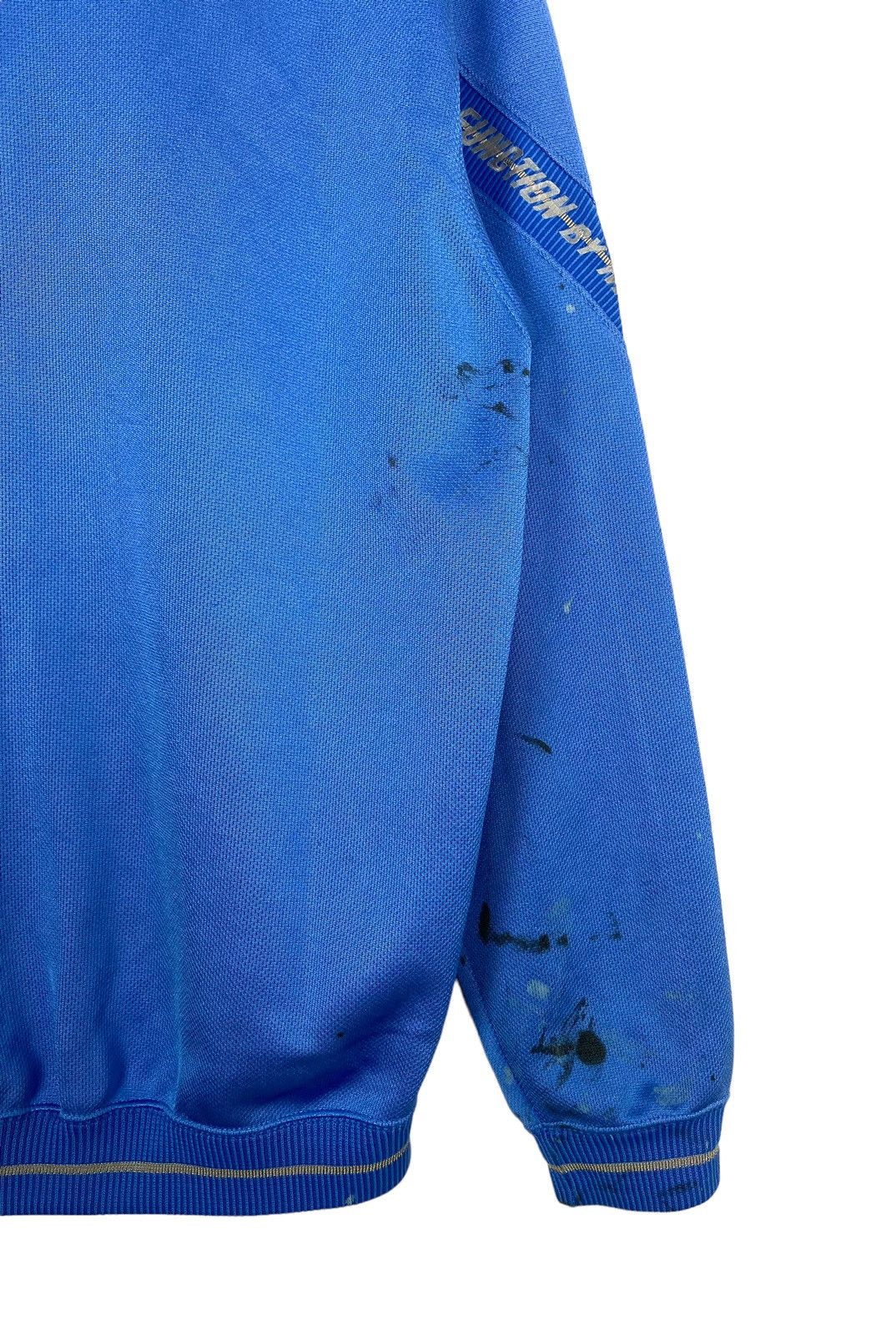 Nike Rare‼️ Vintage Nike Paint Distressed Sweater Made in Japan Size US M / EU 48-50 / 2 - 12 Thumbnail