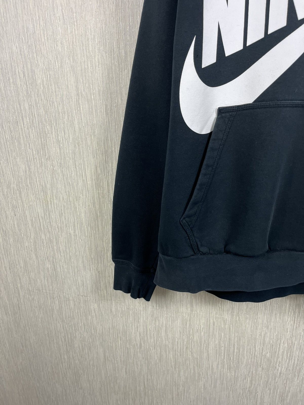 Nike × Vintage Vintage Nike y2k hoodie big logo air swoosh drill retro Size US L / EU 52-54 / 3 - 7 Thumbnail