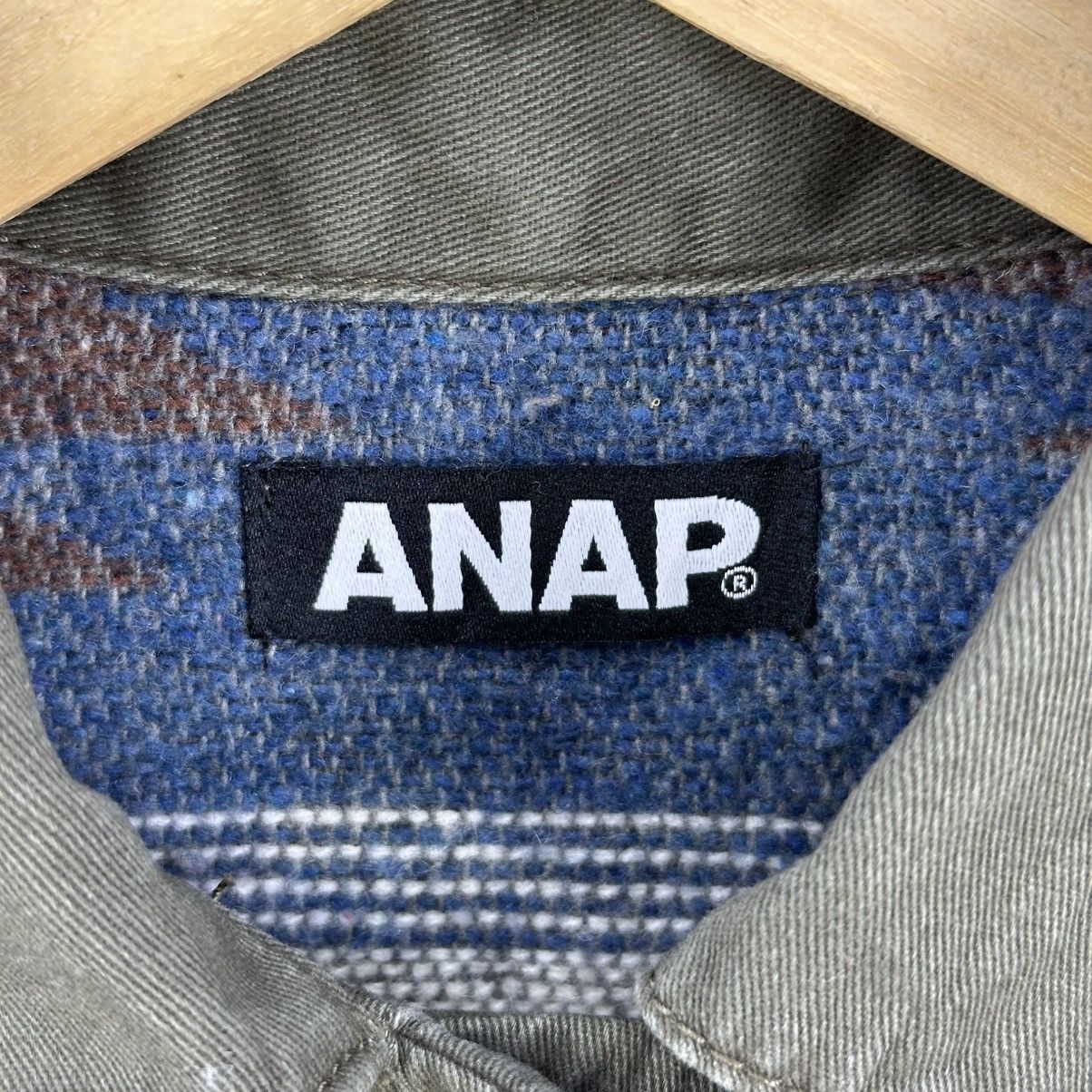 Japanese Brand Vintage 2000s Anap Army Navajo Hybrid Button Up Shirt Size US XS / EU 42 / 0 - 13 Thumbnail