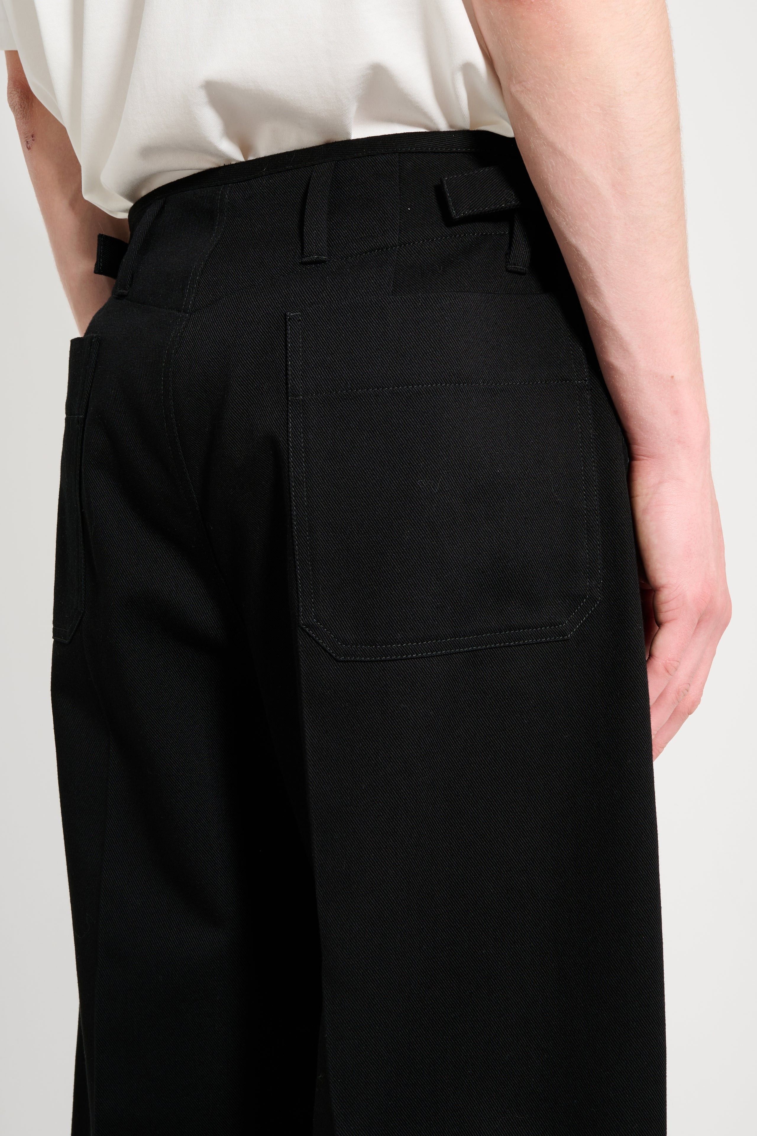 Lemaire LEMAIRE PLEATED CARROT PANTS BLACK Size US 30 / EU 46 - 10 Thumbnail